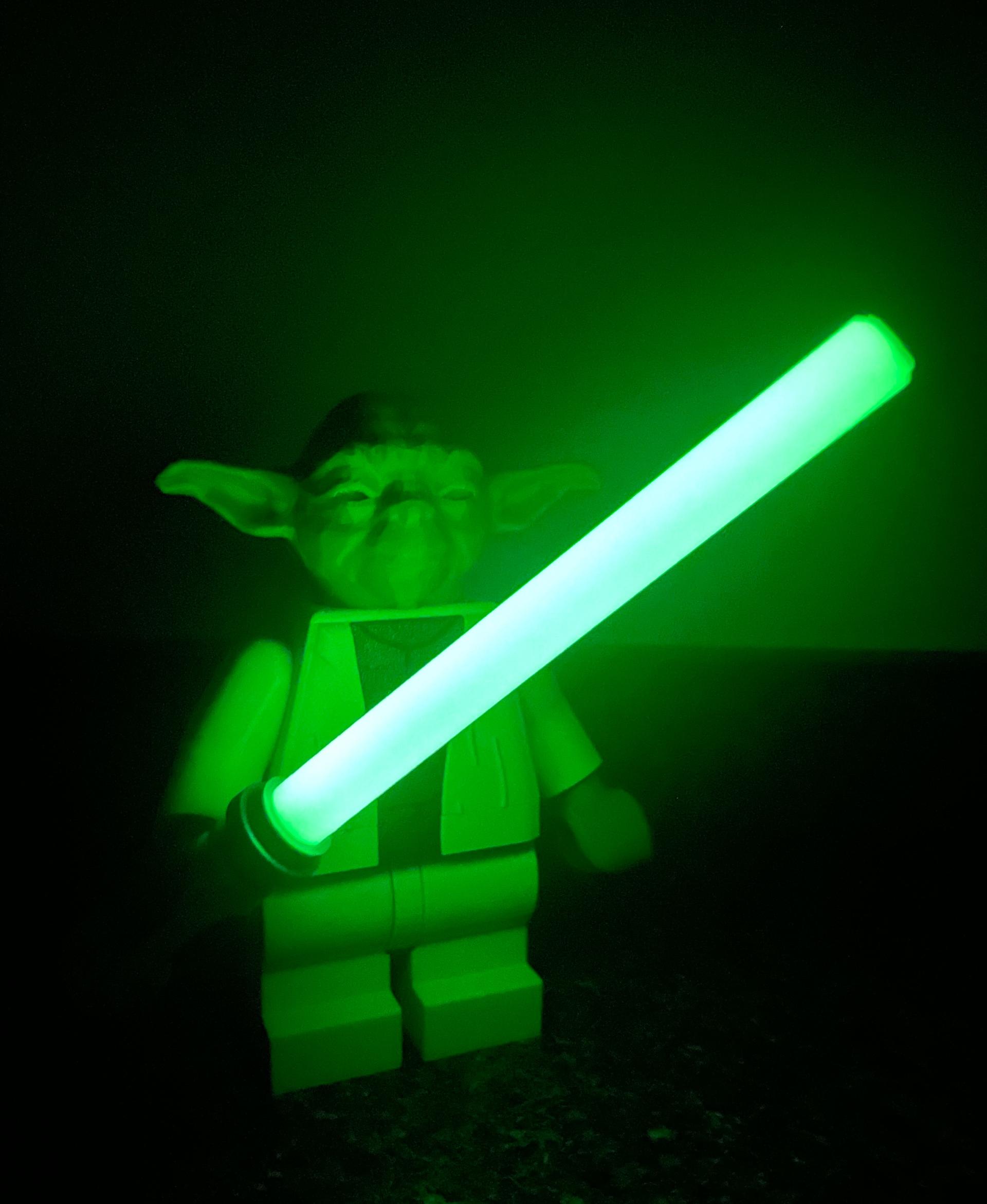 Yoda (7 inch brick figure, NO MMU/AMS, NO supports, NO glue) 3d model