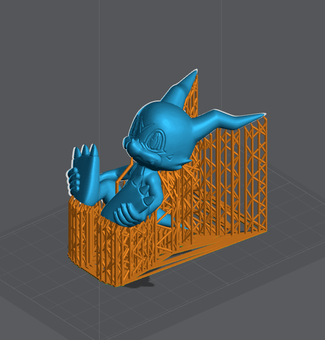 Veemon - Digimon - Supported 3d model