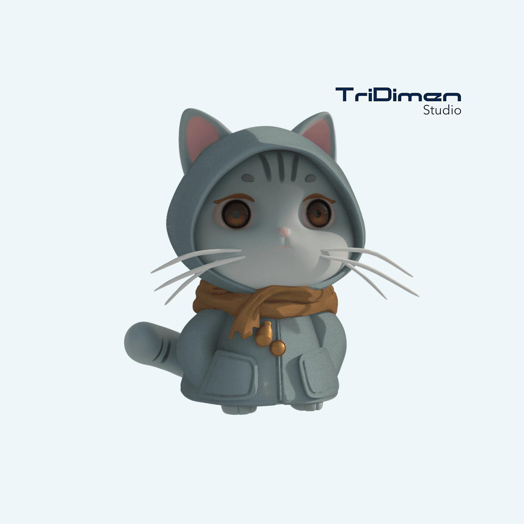 Cute Cat  3d model