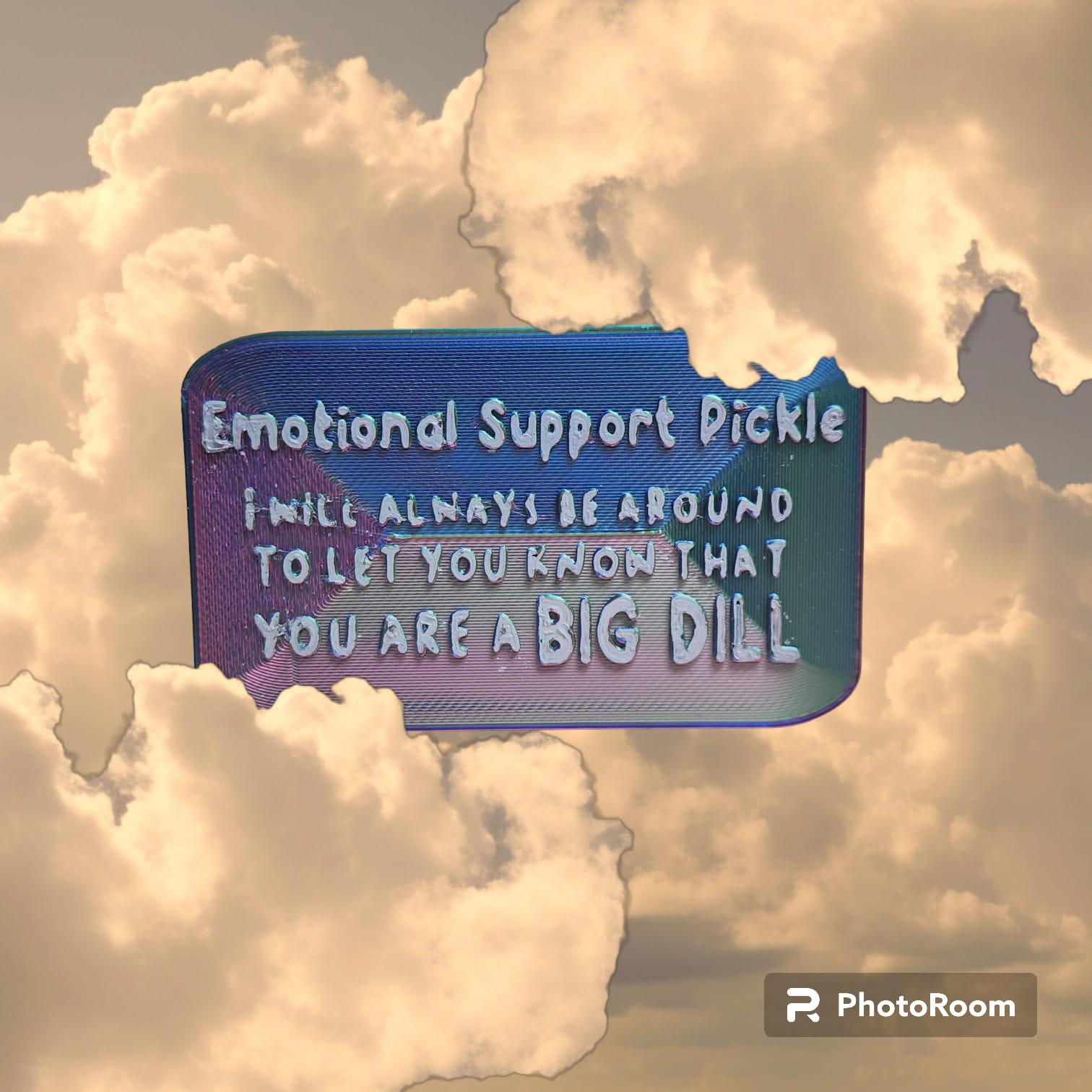 Emotional Support Pickle 3d model