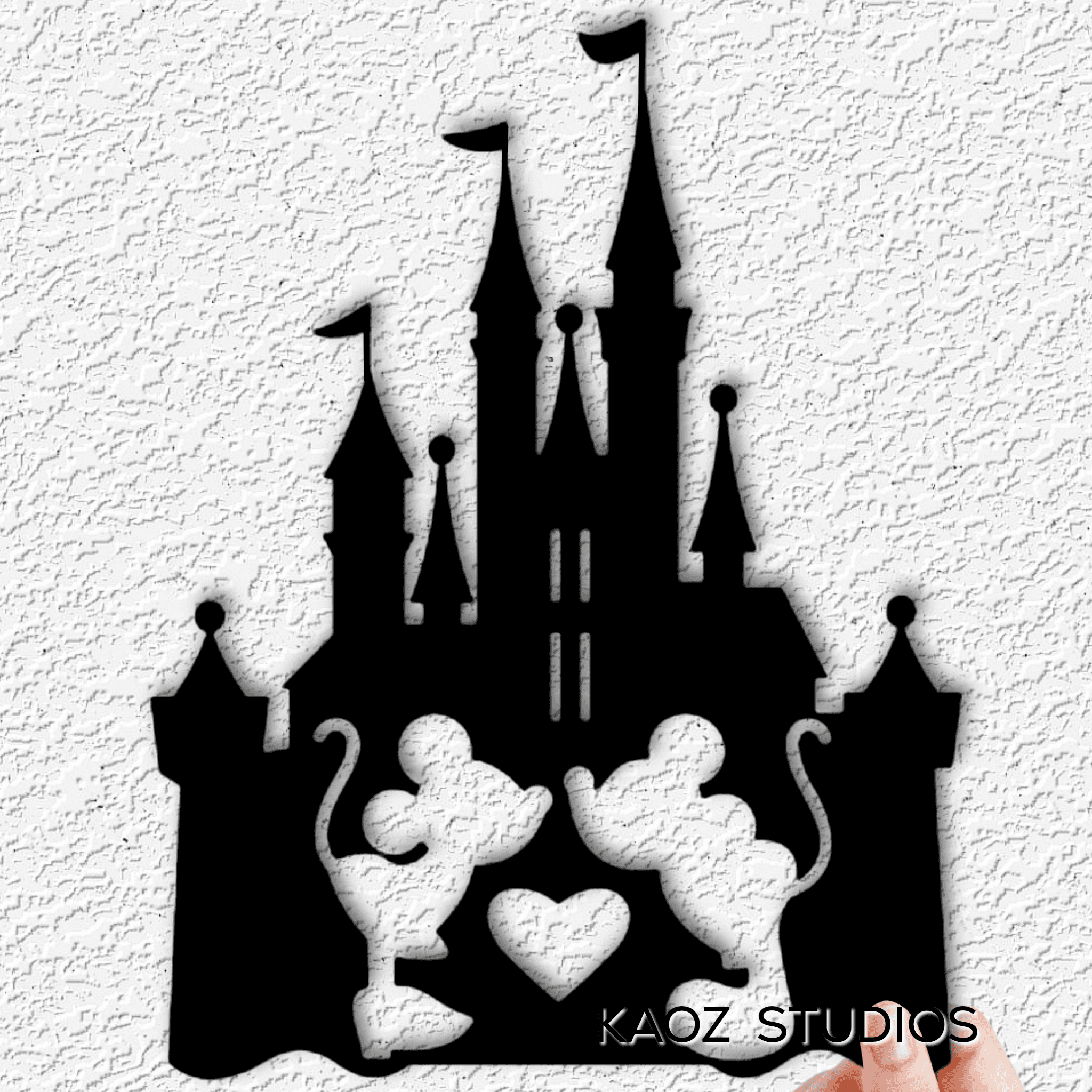 disney mickey minnie castle.stl 3d model