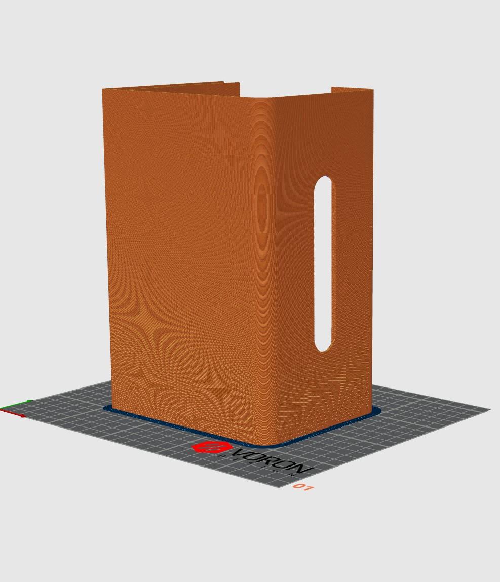 Paper towel box - Print In Place - fix 17mm 3d model