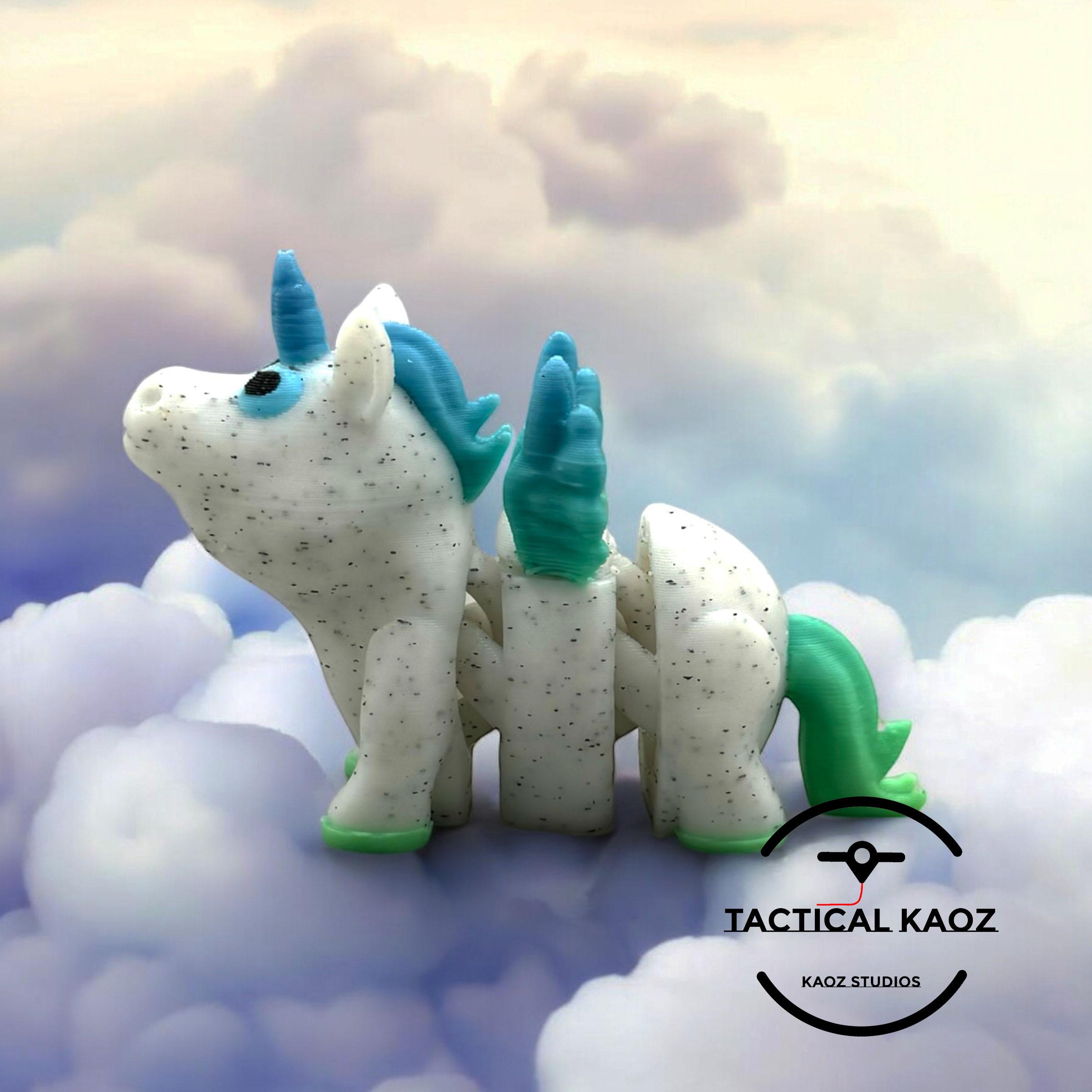 Articulating Alicorn - Unicorn and Pegasus Flexy 3d model