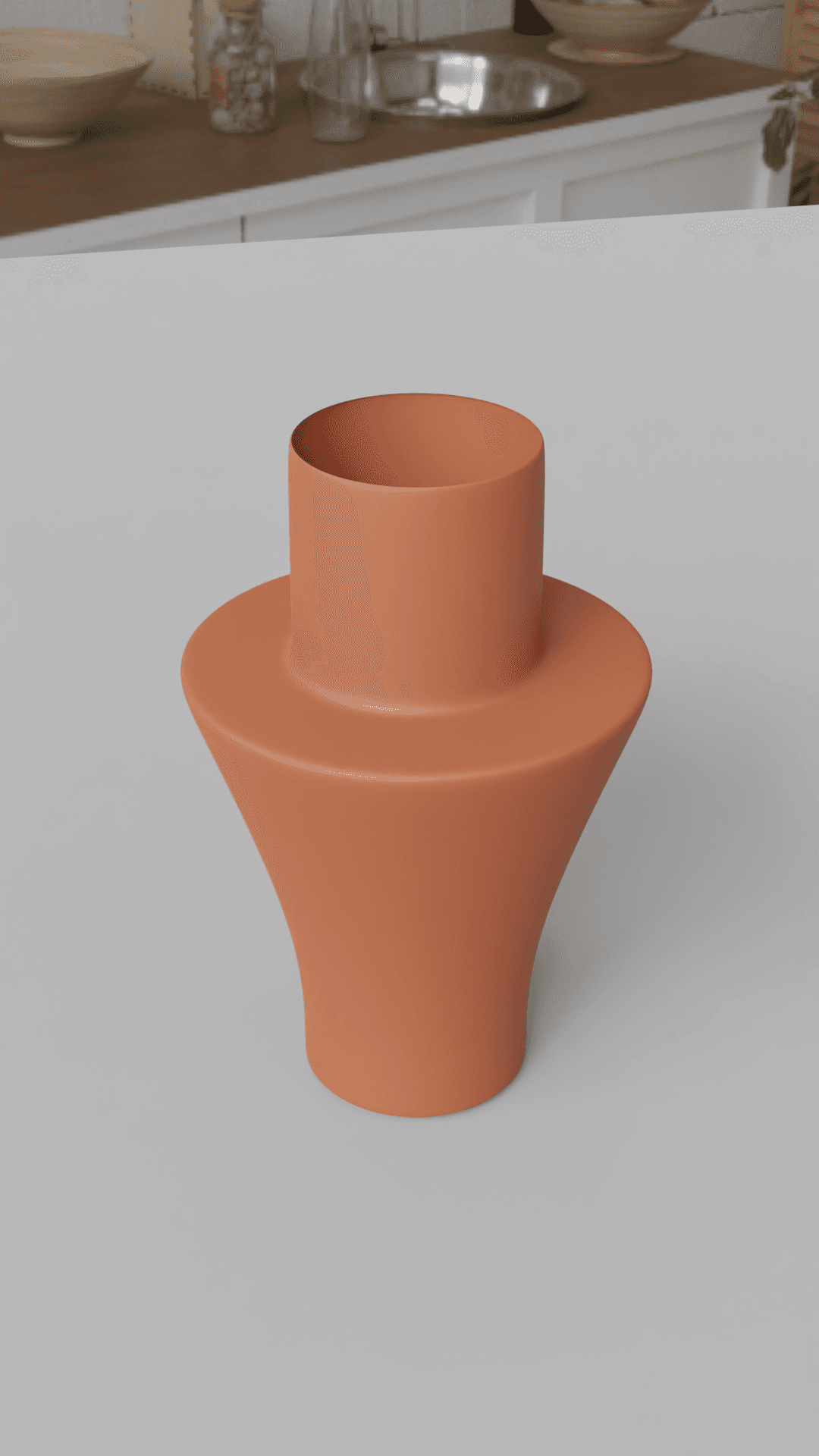 Upside Down Cone Vase 3d model