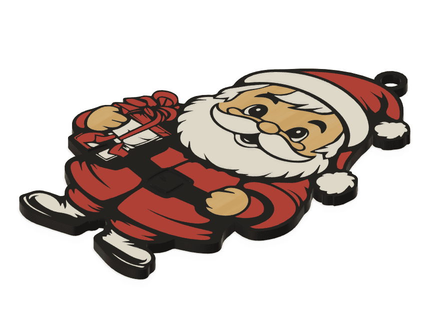 Christmas Pack: Santa Claus III 3d model