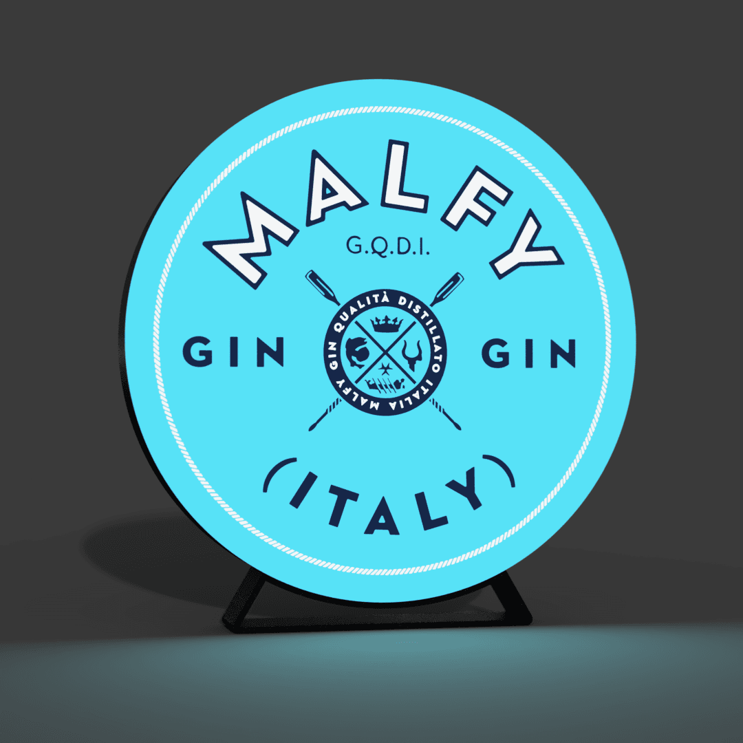 Malfy Gin Lightbox Led Lamp 3d model