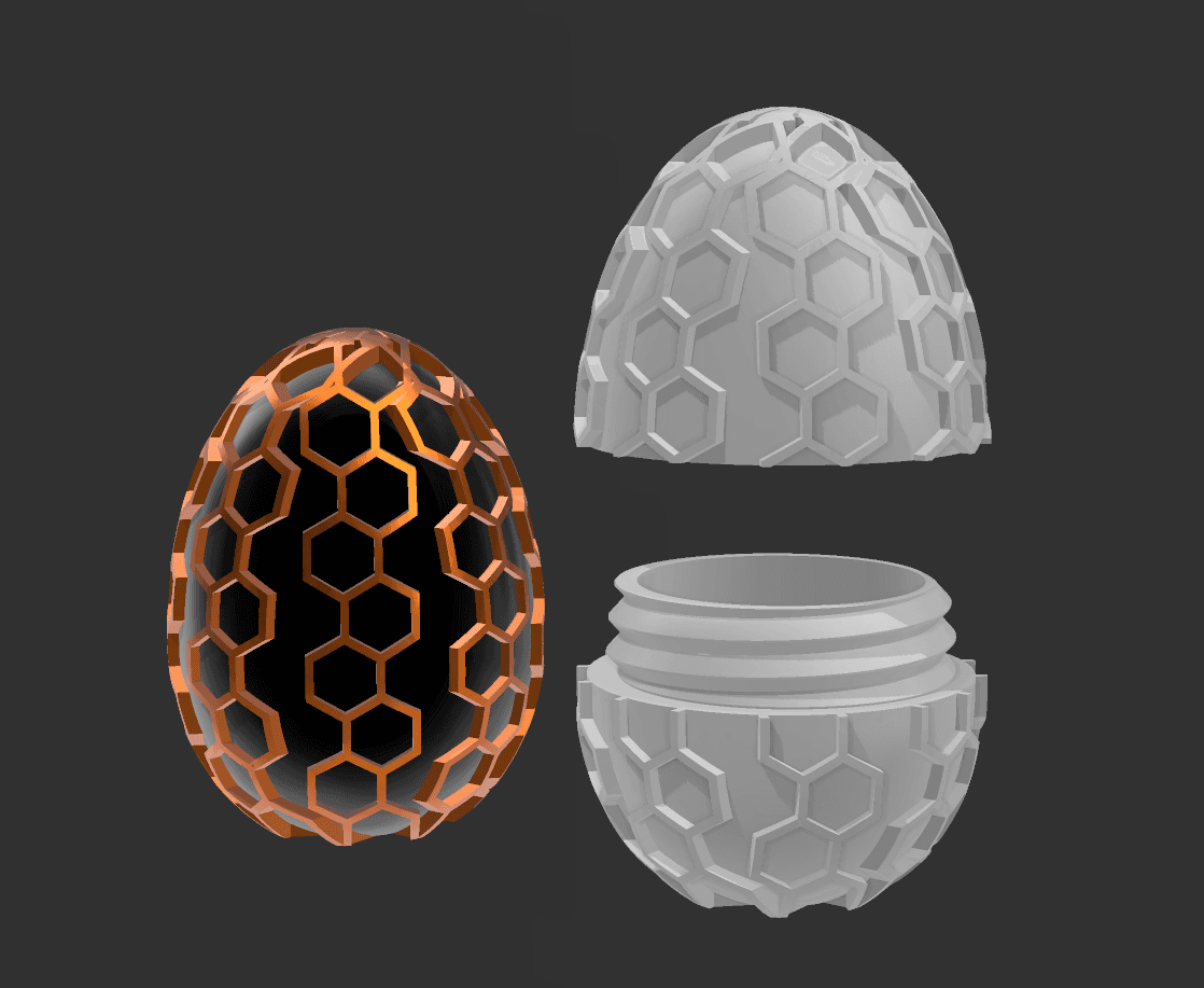 egg container v6 3d model