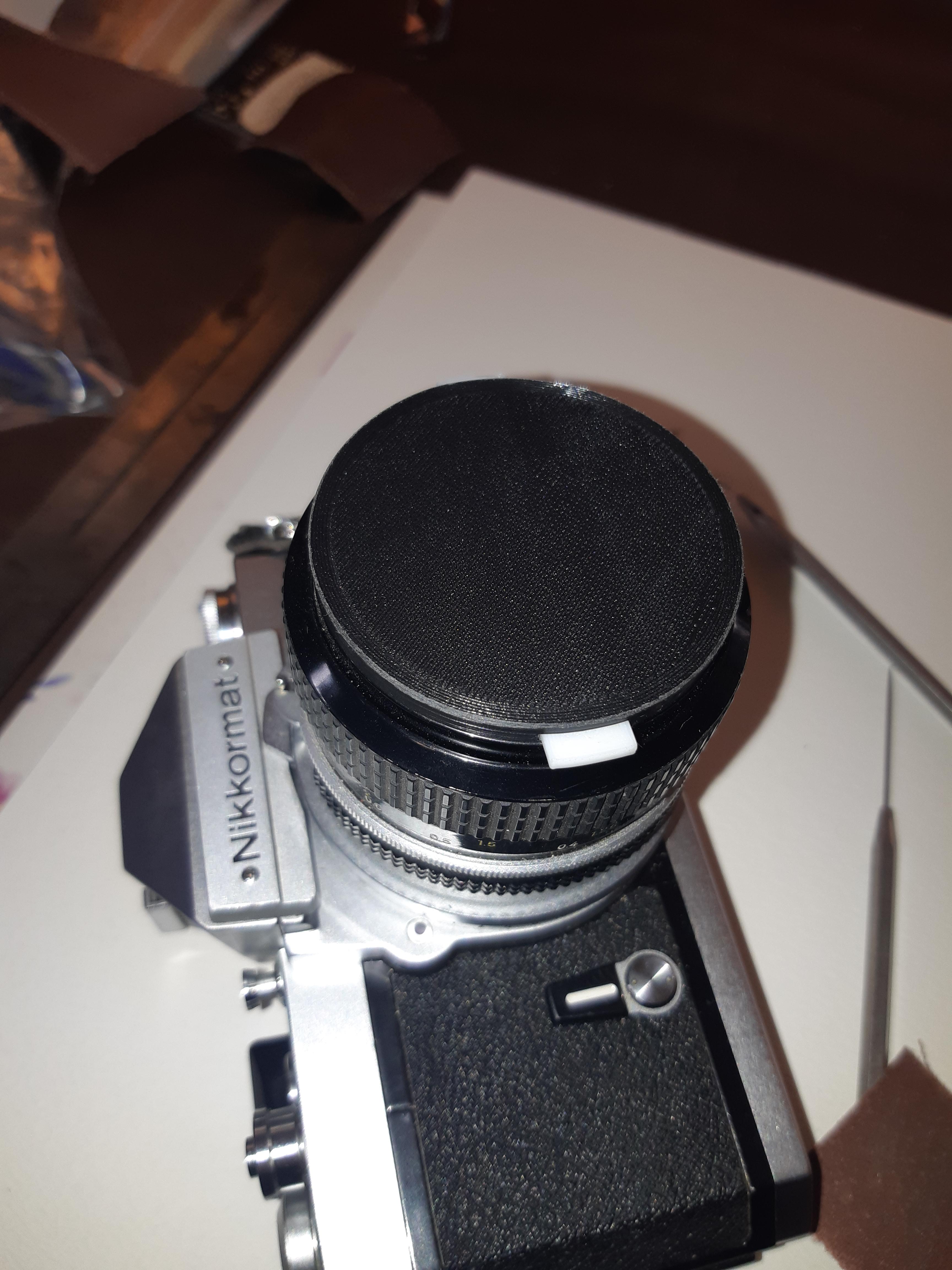 52mm lens cap 3d model