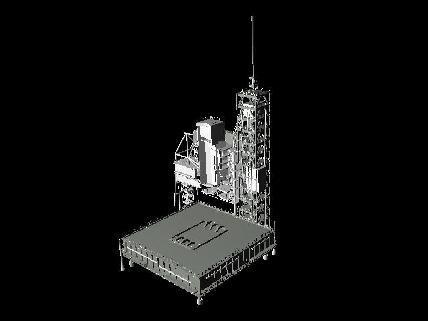 Rocket Platform and Gantry Tower 3d model