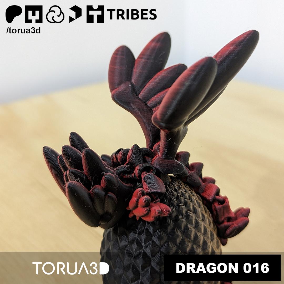 Articulated Dragon 016  3d model