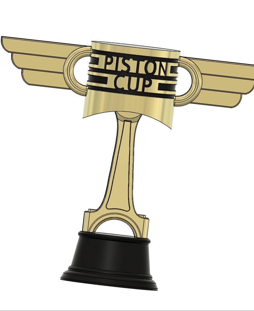 Cars Piston Cup Trophy 3d model
