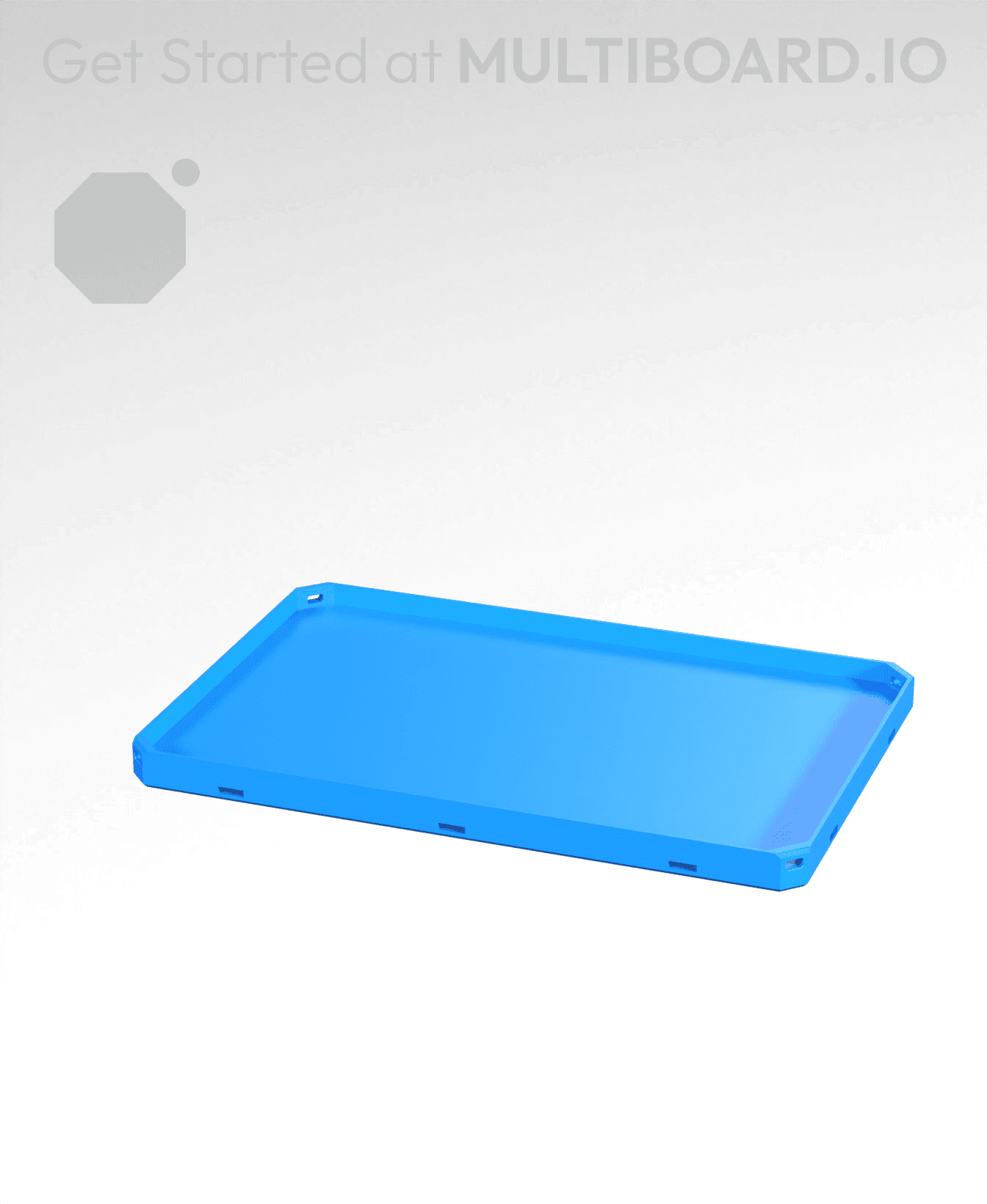 3x2 - Horizontal Bin Tray 3d model