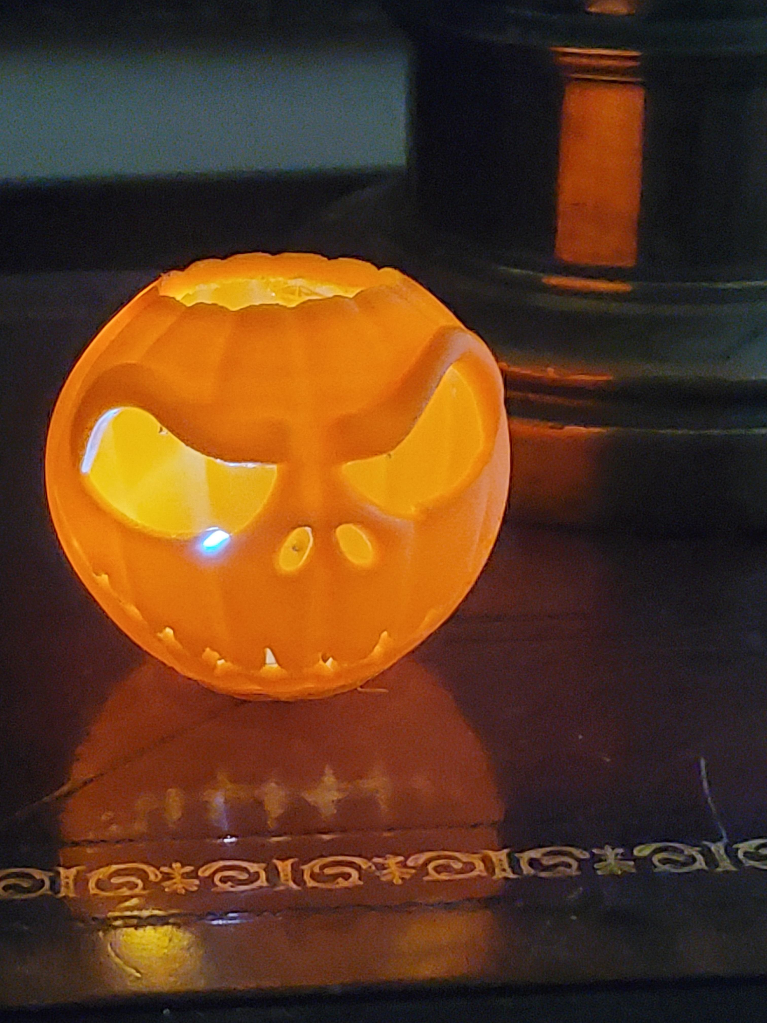 "Jack"-o'-lantern   #throwback - White Led inside - 3d model