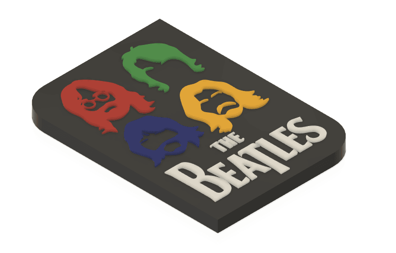 Keychain: The Beatles IV 3d model