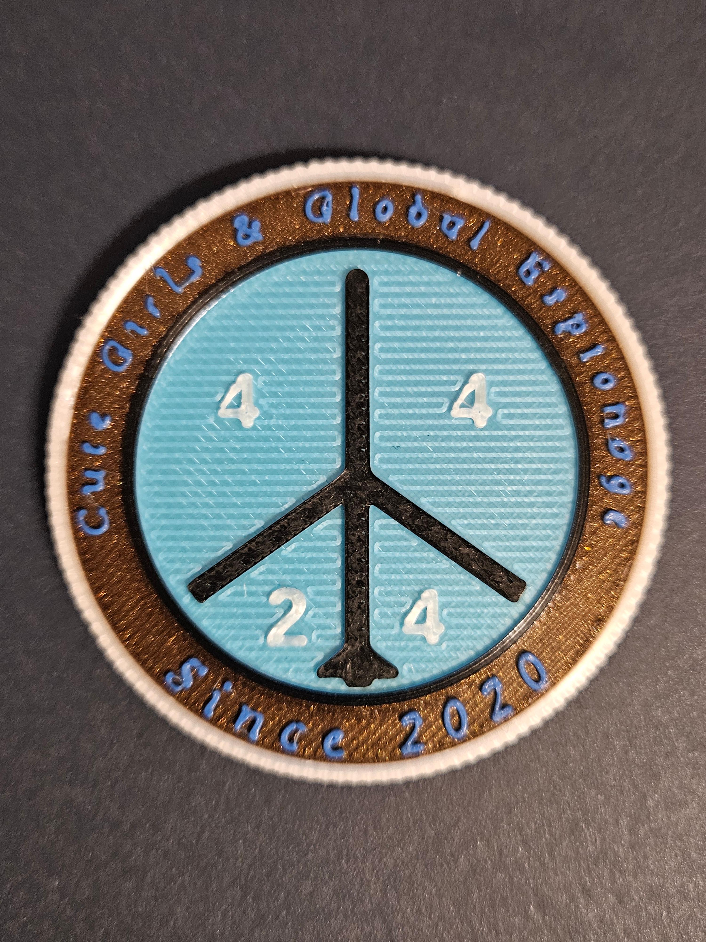 Mint Fantôme Challenge Coin 3d model