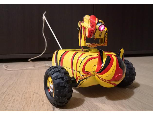 Laser Cat Toy robot 3d model