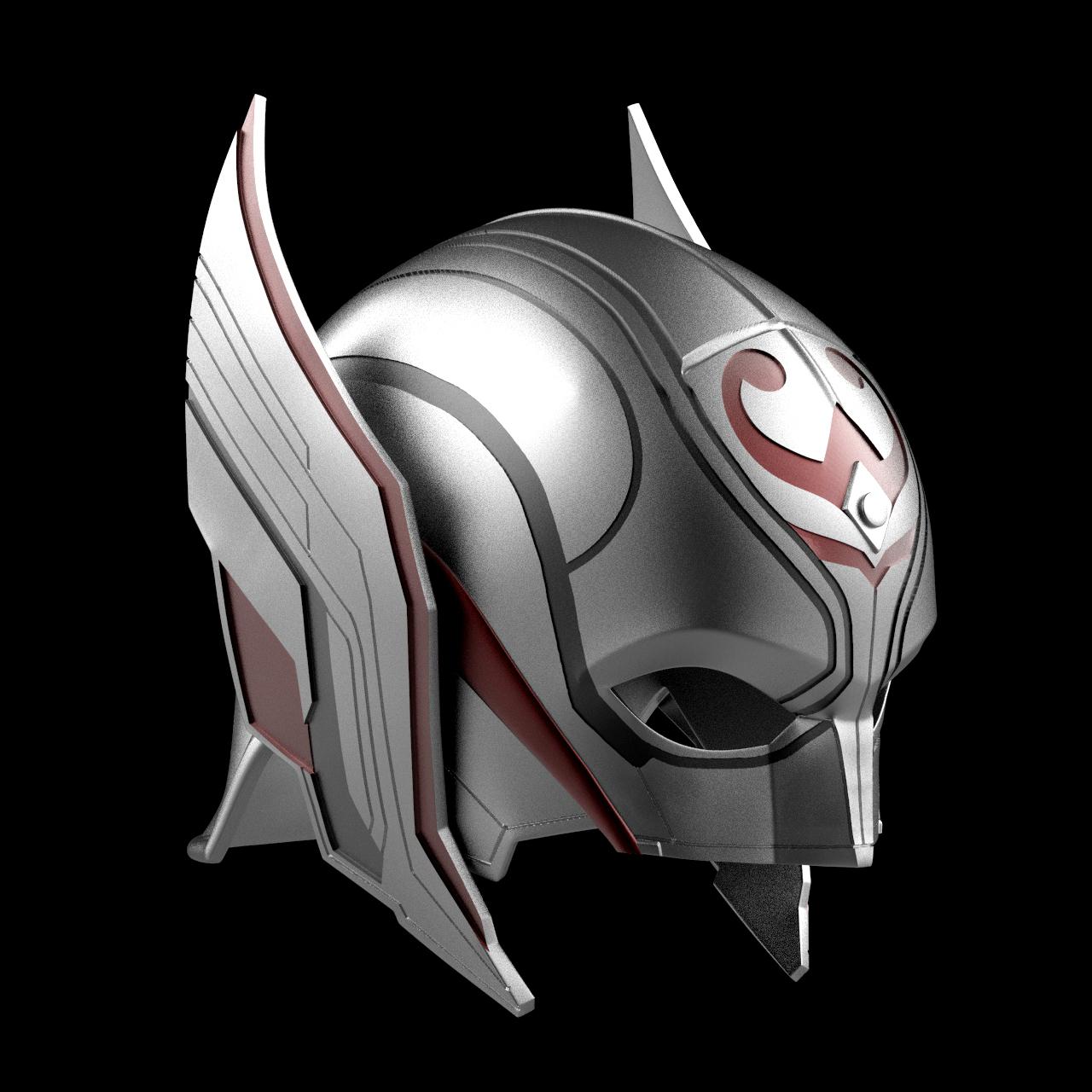 Lady Thor Helmet From Thor Love and Thunder 3D File STL 3d model