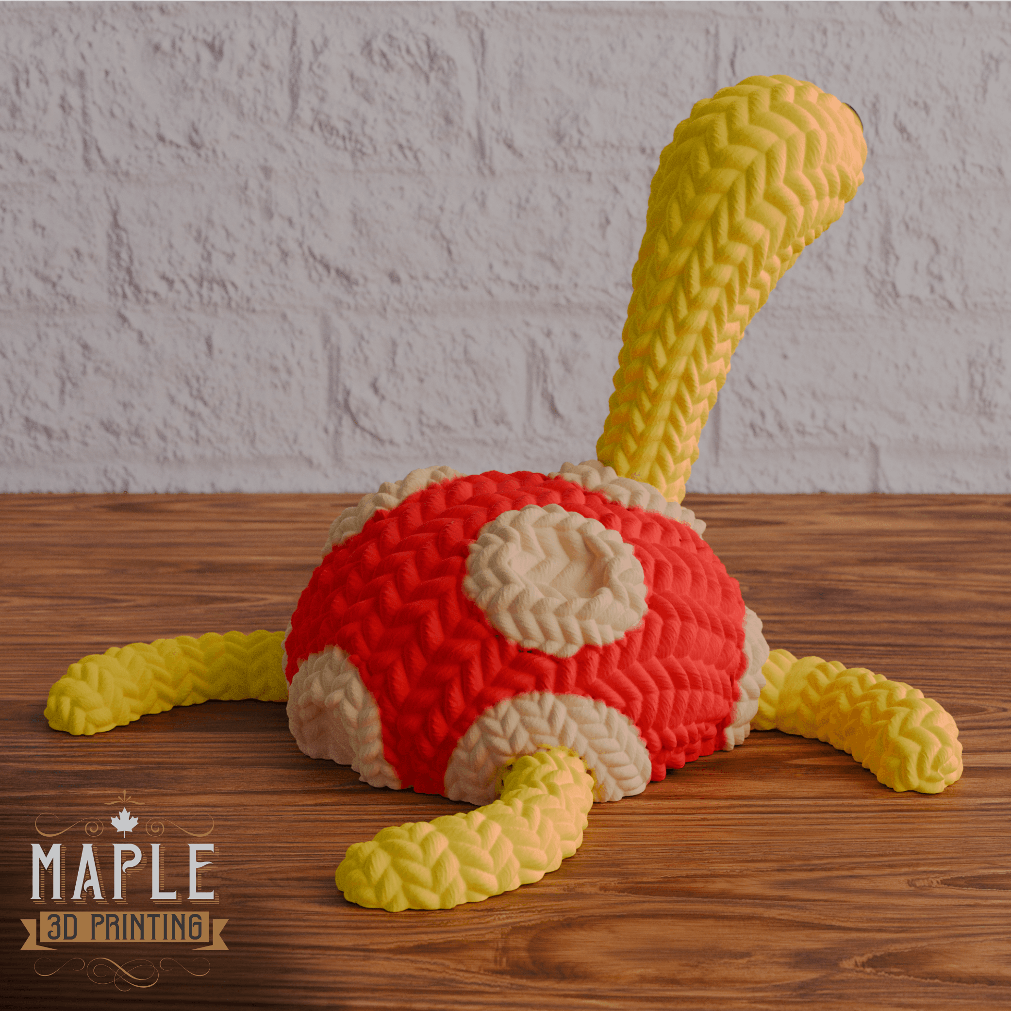 Knit Shuckle - Pokemon - Print in Place 3d model