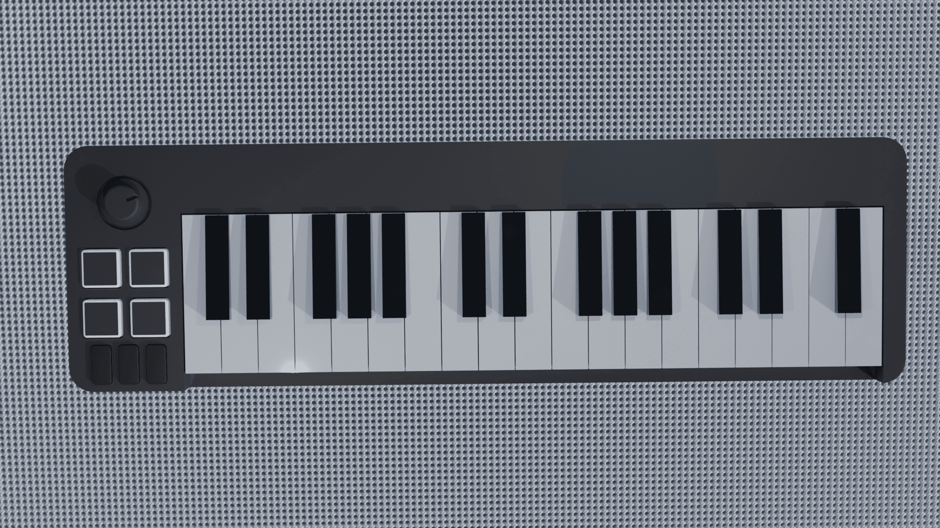 Casio Keyboard 3d model