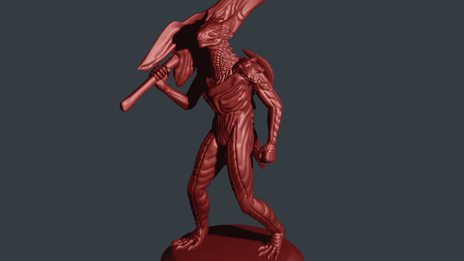 Half Dragon - Dark Souls - 3D Printable STL Model 3d model