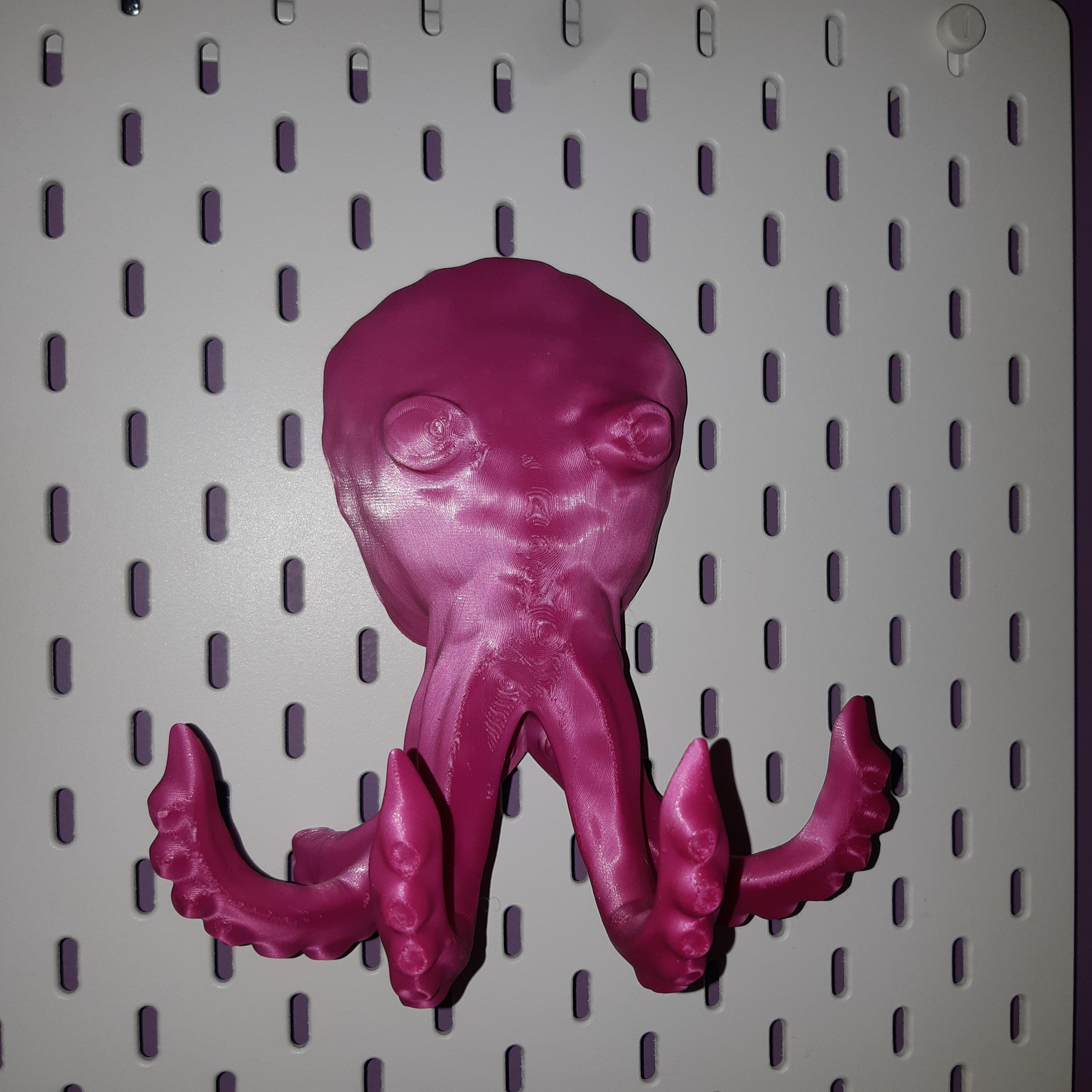 XL Octopus Hook For Wall, Pegboard, Skadis 3d model