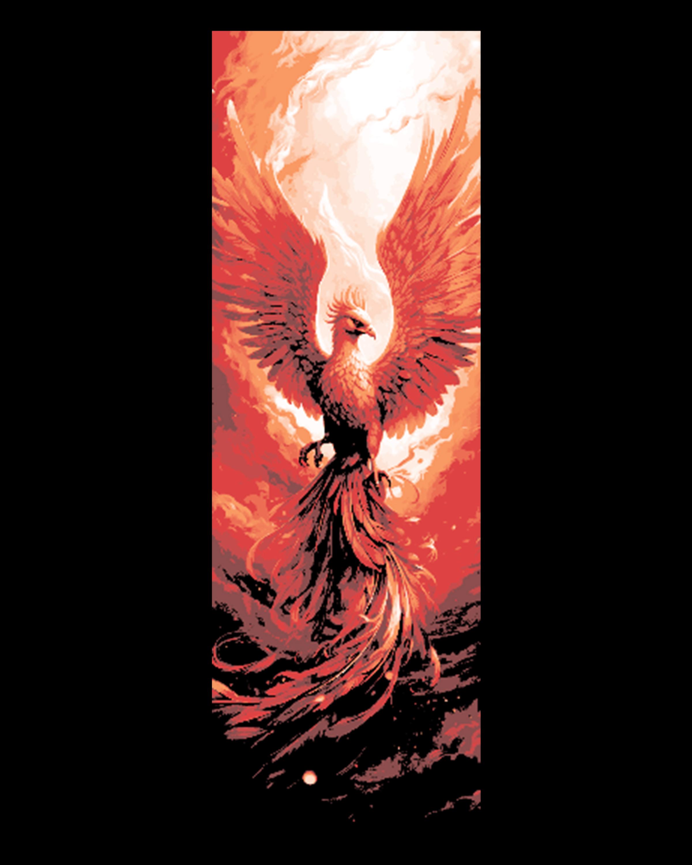 The Rising Phoenix of Fire - Set of 3 Bookmarks 3d model