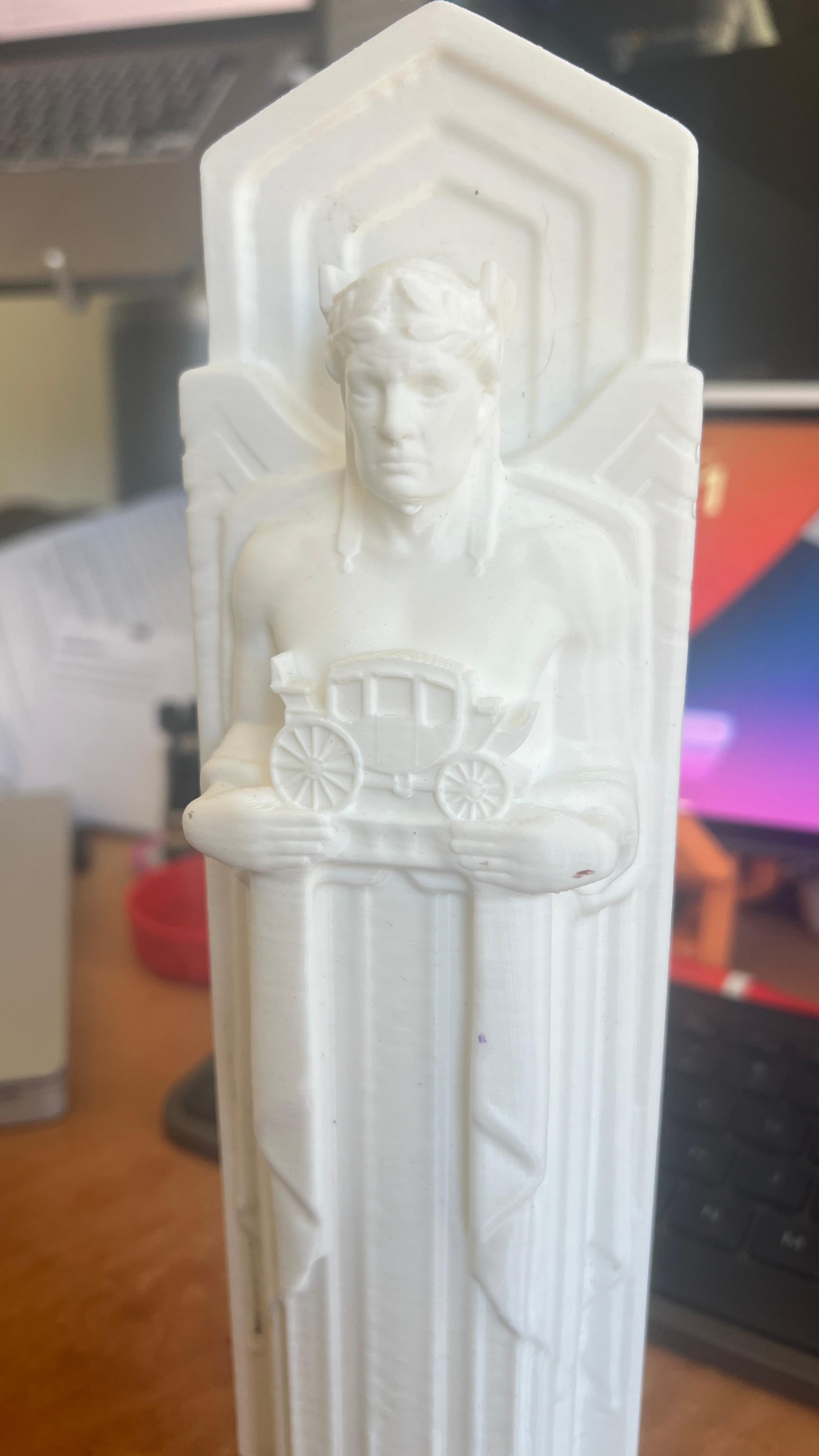 The Guardian of Transportation - Tallest print(about 9 inches) I have done on the Ender 3 pro to date. Came out great! - 3d model