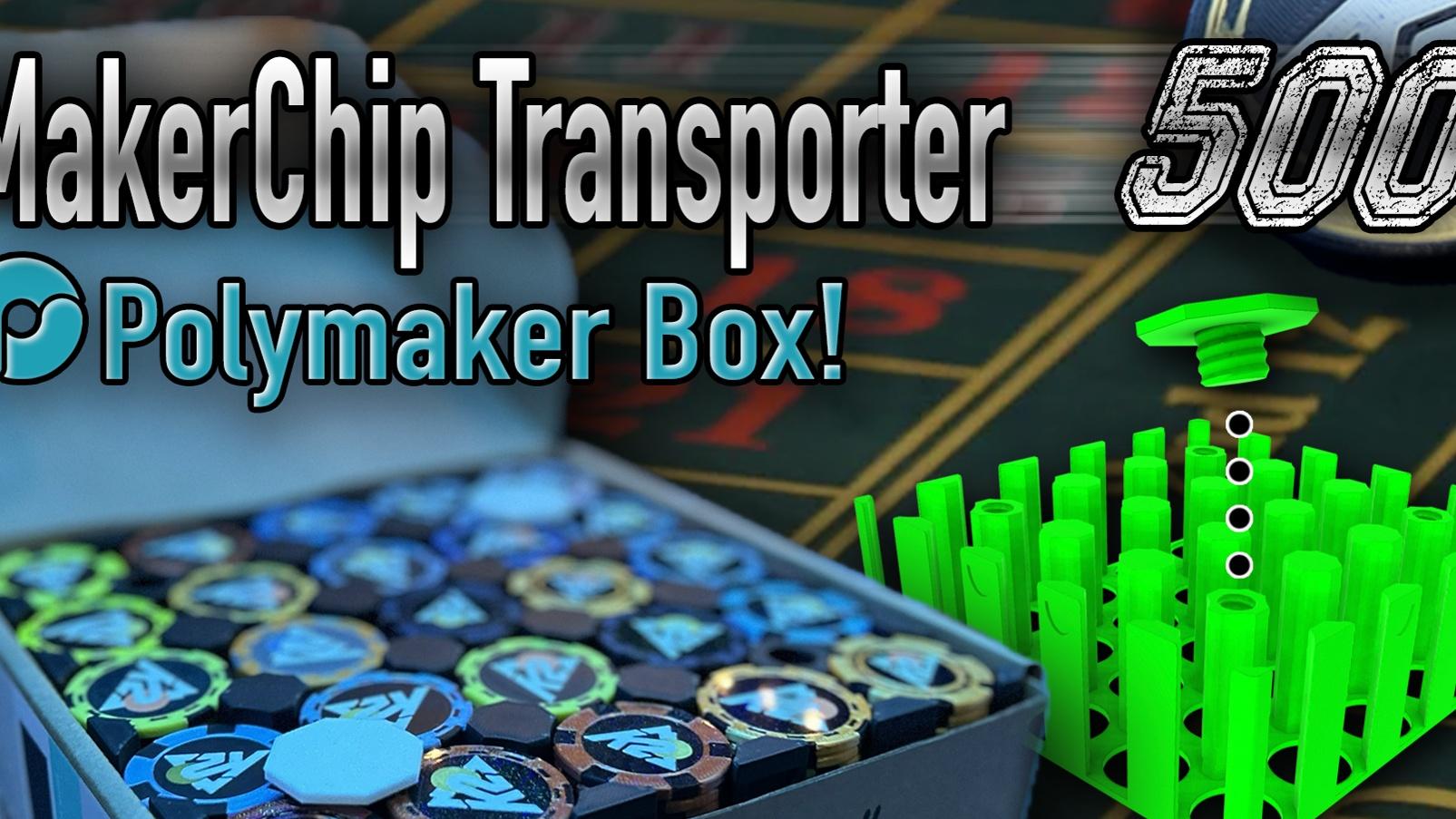 MakerChip Transporter 500 - Polymaker Insert 3d model