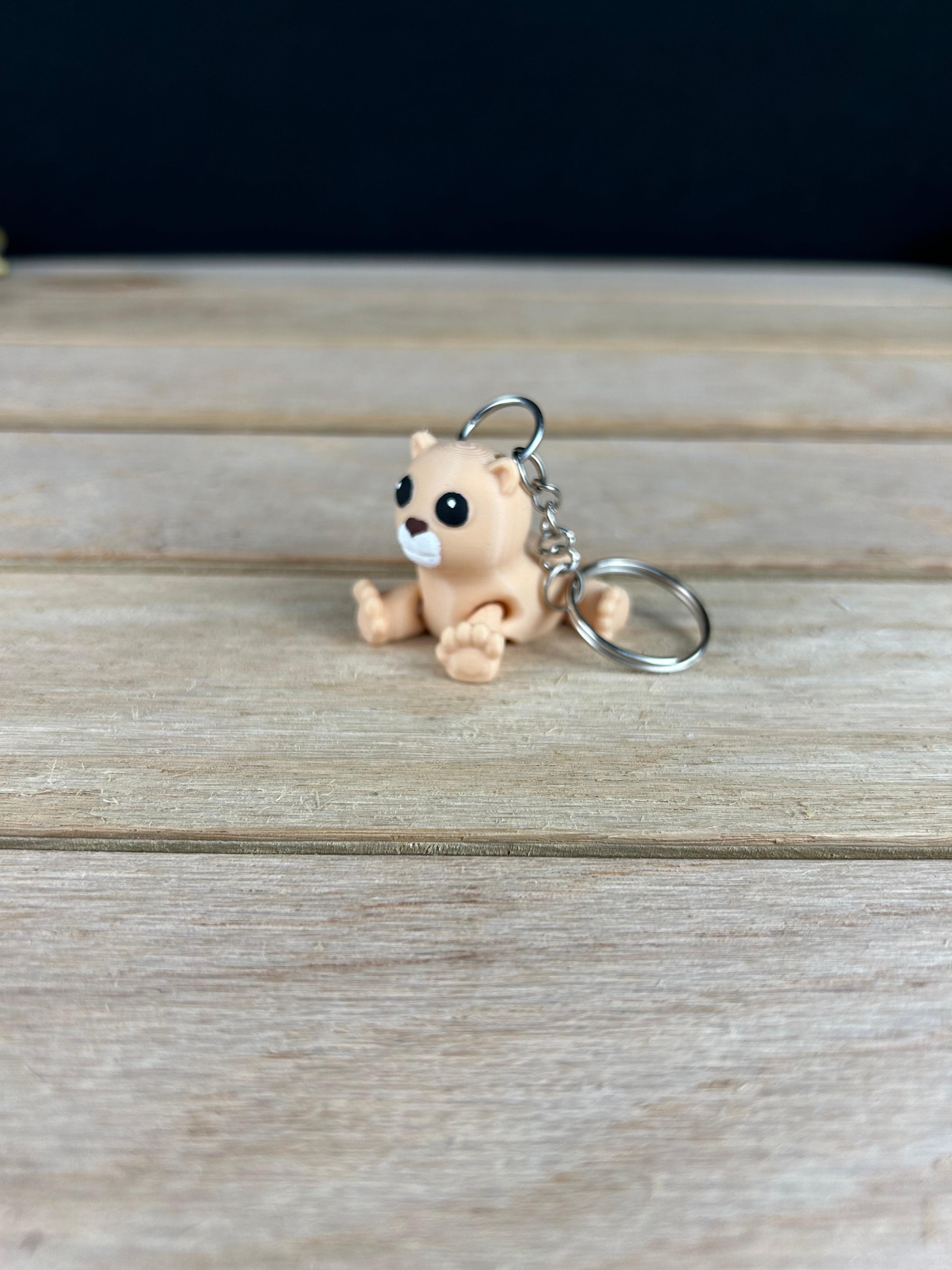 Lioness Keychain 3d model