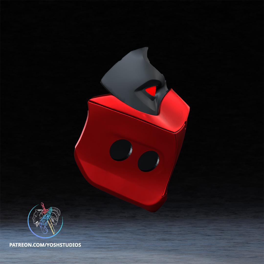 Red Hood Outlaw Mask 3D Print File STL 3d model