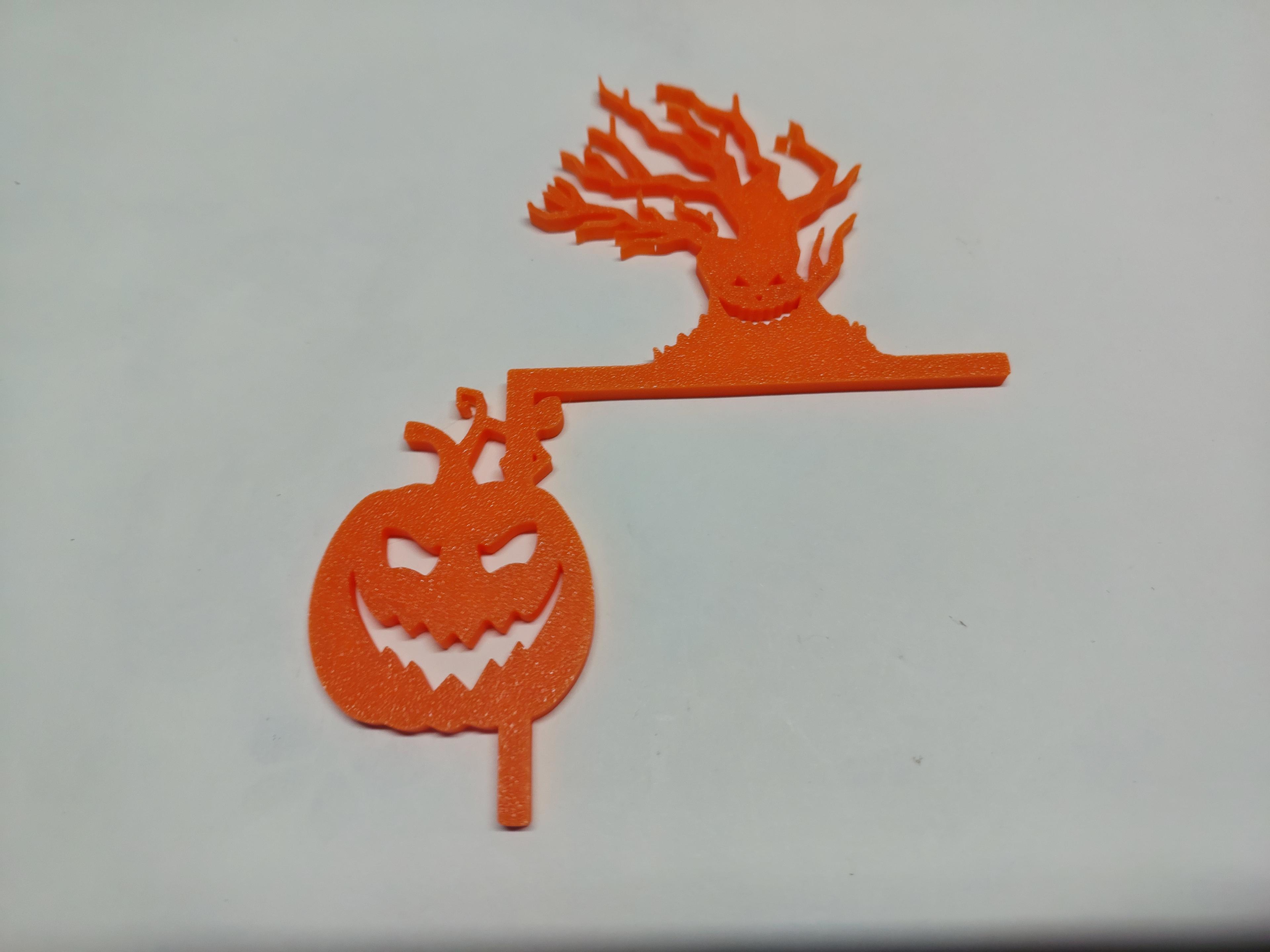 Halloween Door Corner Decorations 12 3d model