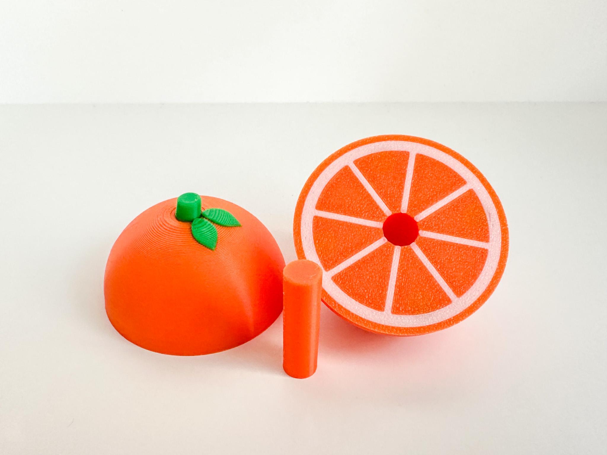 Clicky Citrus Spinners (2-in-1 Fidget Toys) 3d model