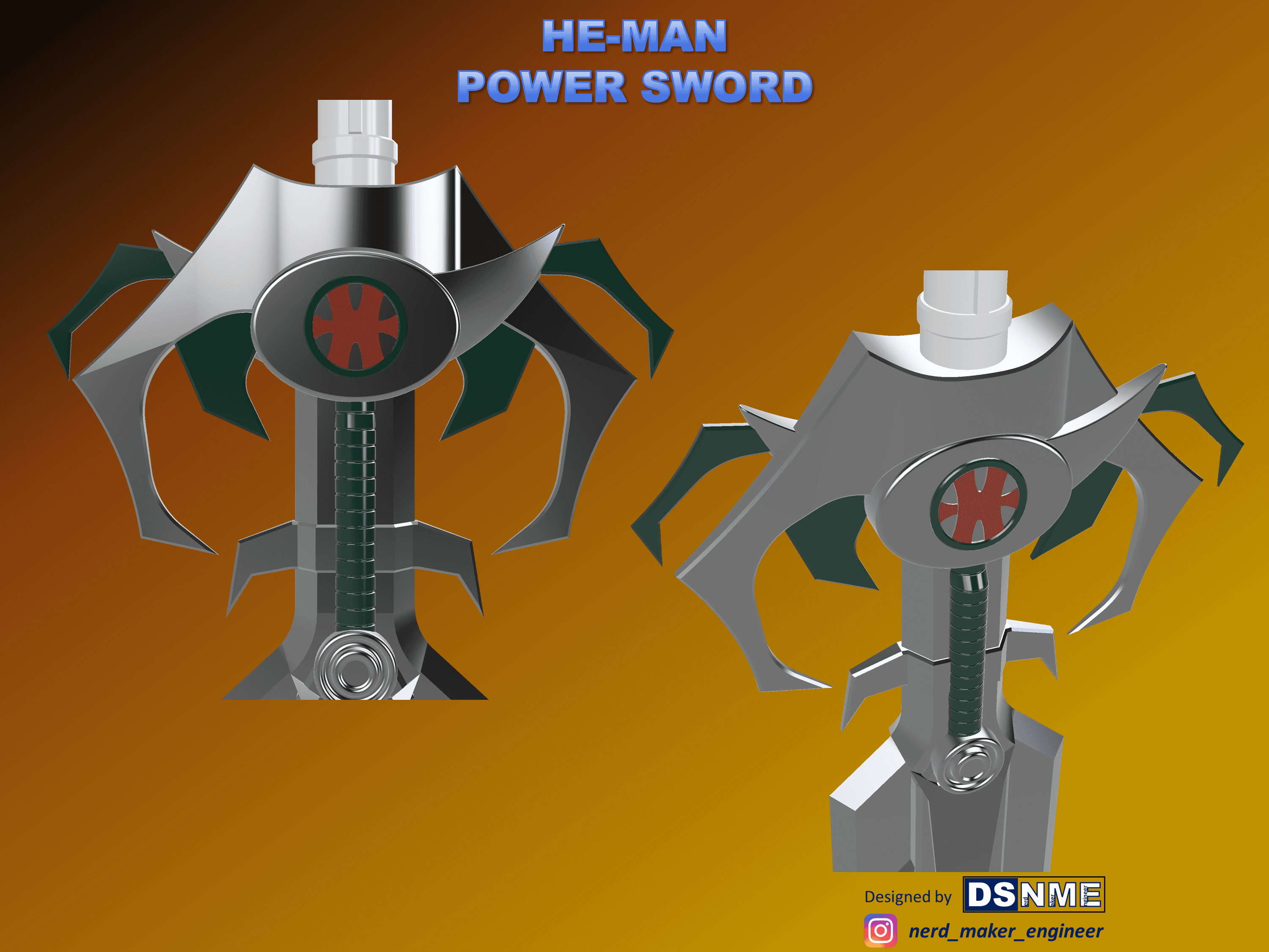 HE-MAN Power Sword 2002 (Life Size) 3d model