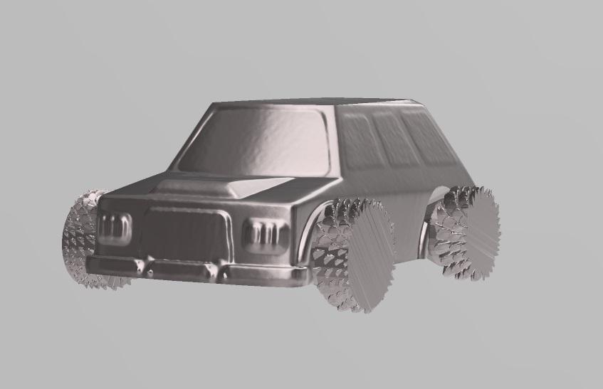 Toy car 3d model