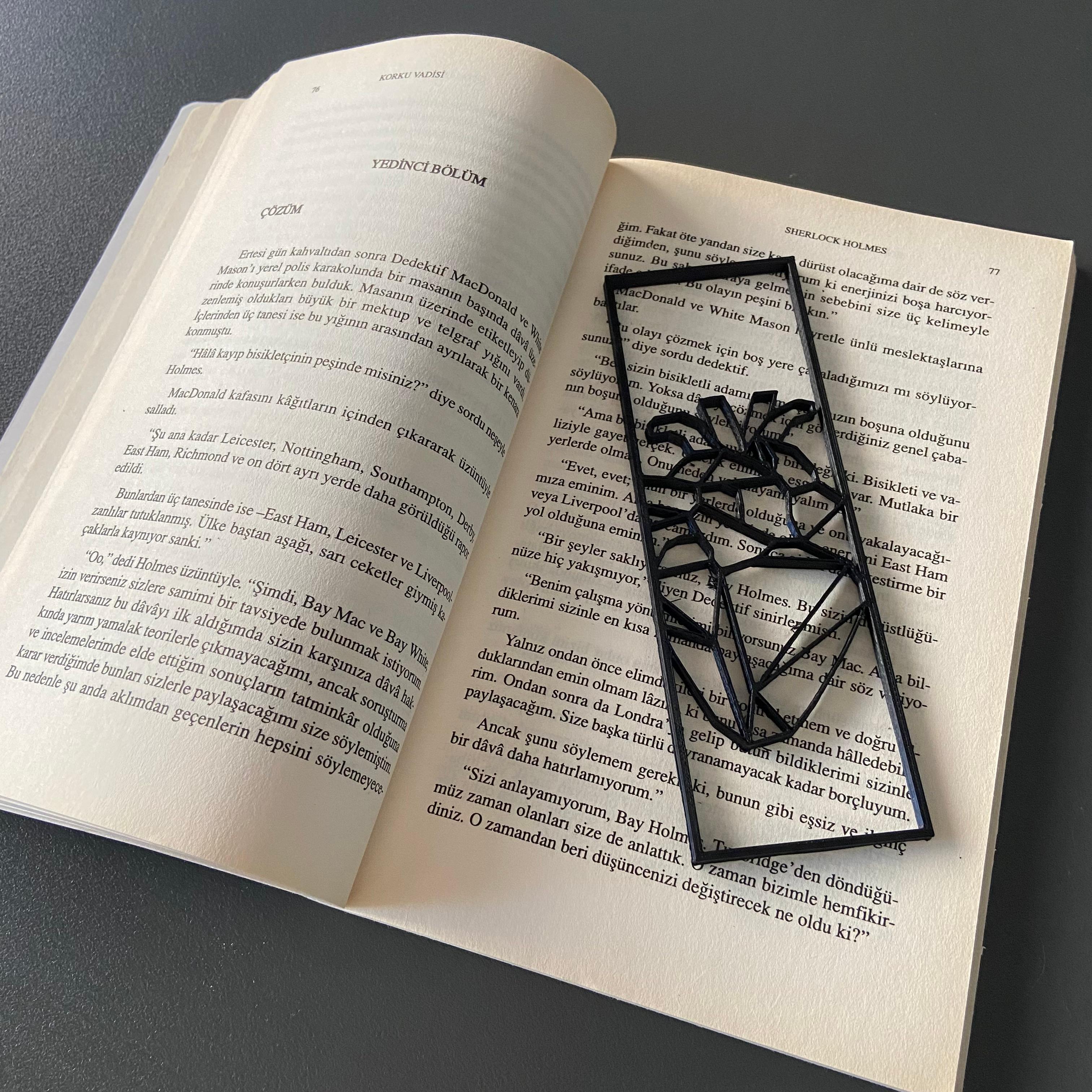 Heart Bookmark 3d model