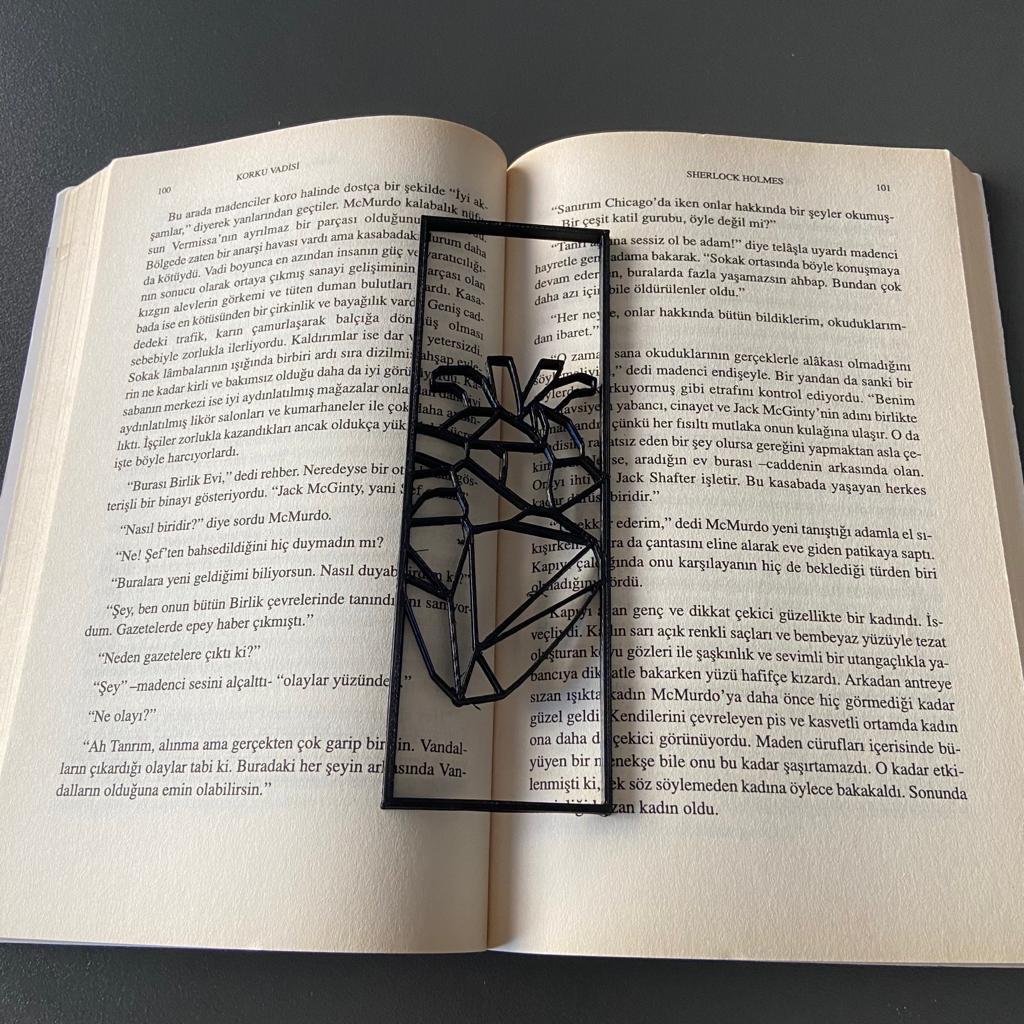 Heart Bookmark 3d model