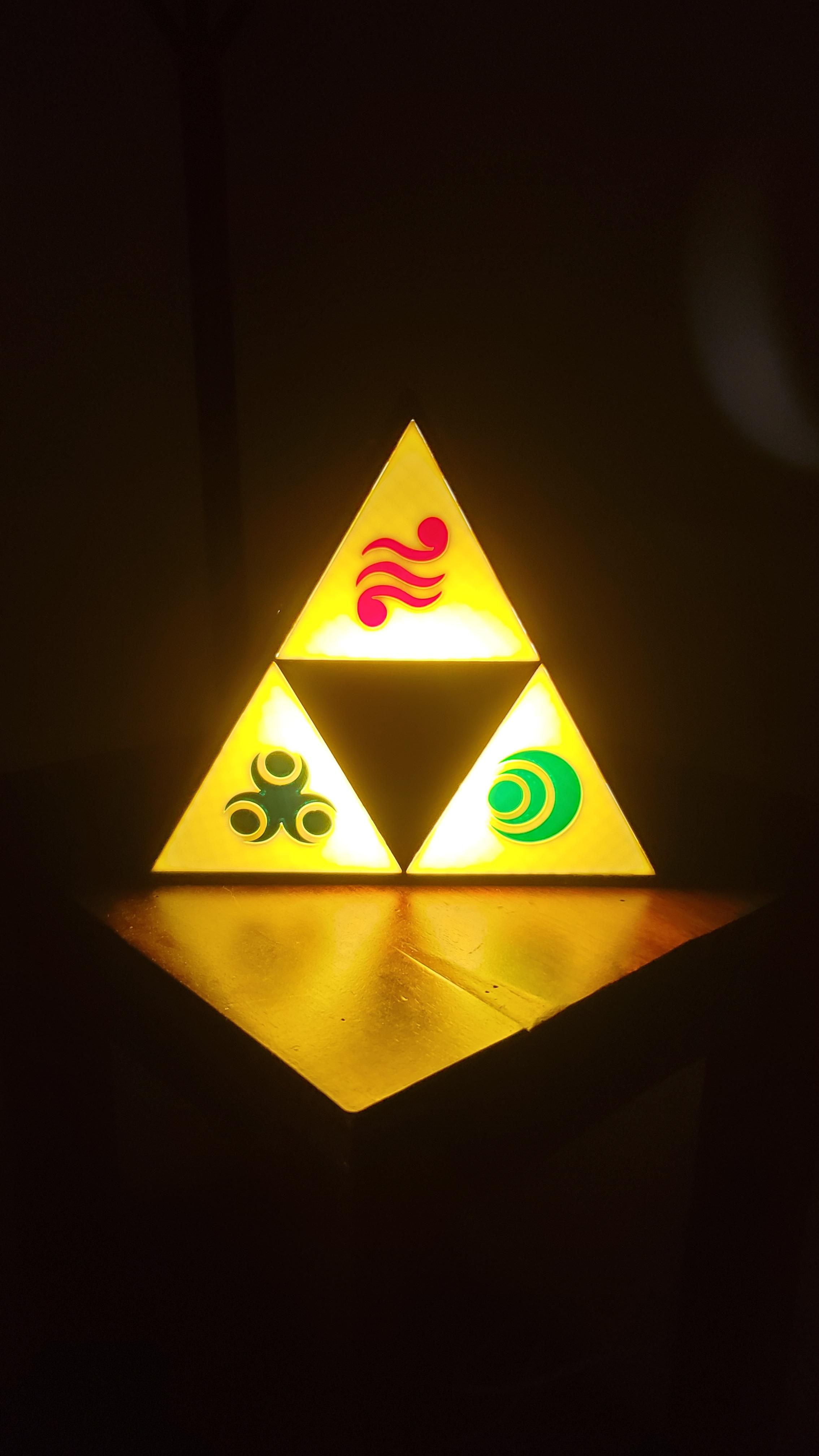 Triforce Lamp 3d model