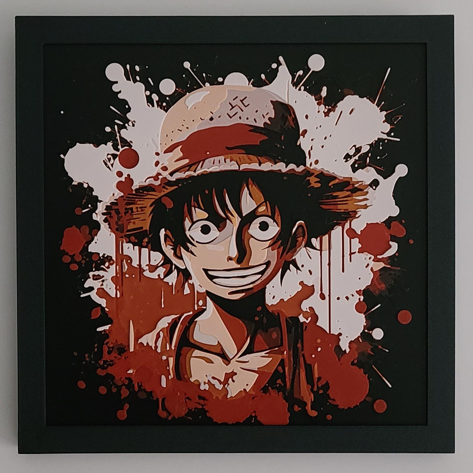 One Piece - Luffy - Filament Painting 3d model