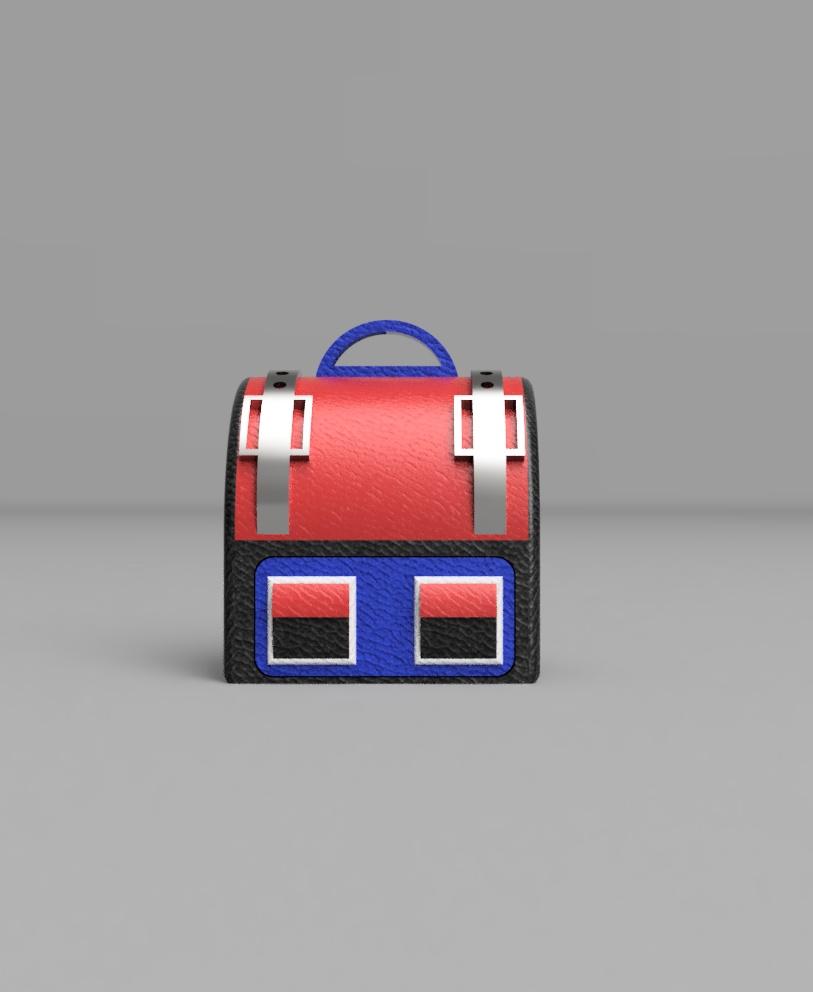  #BackToSchool-School bag 3d model