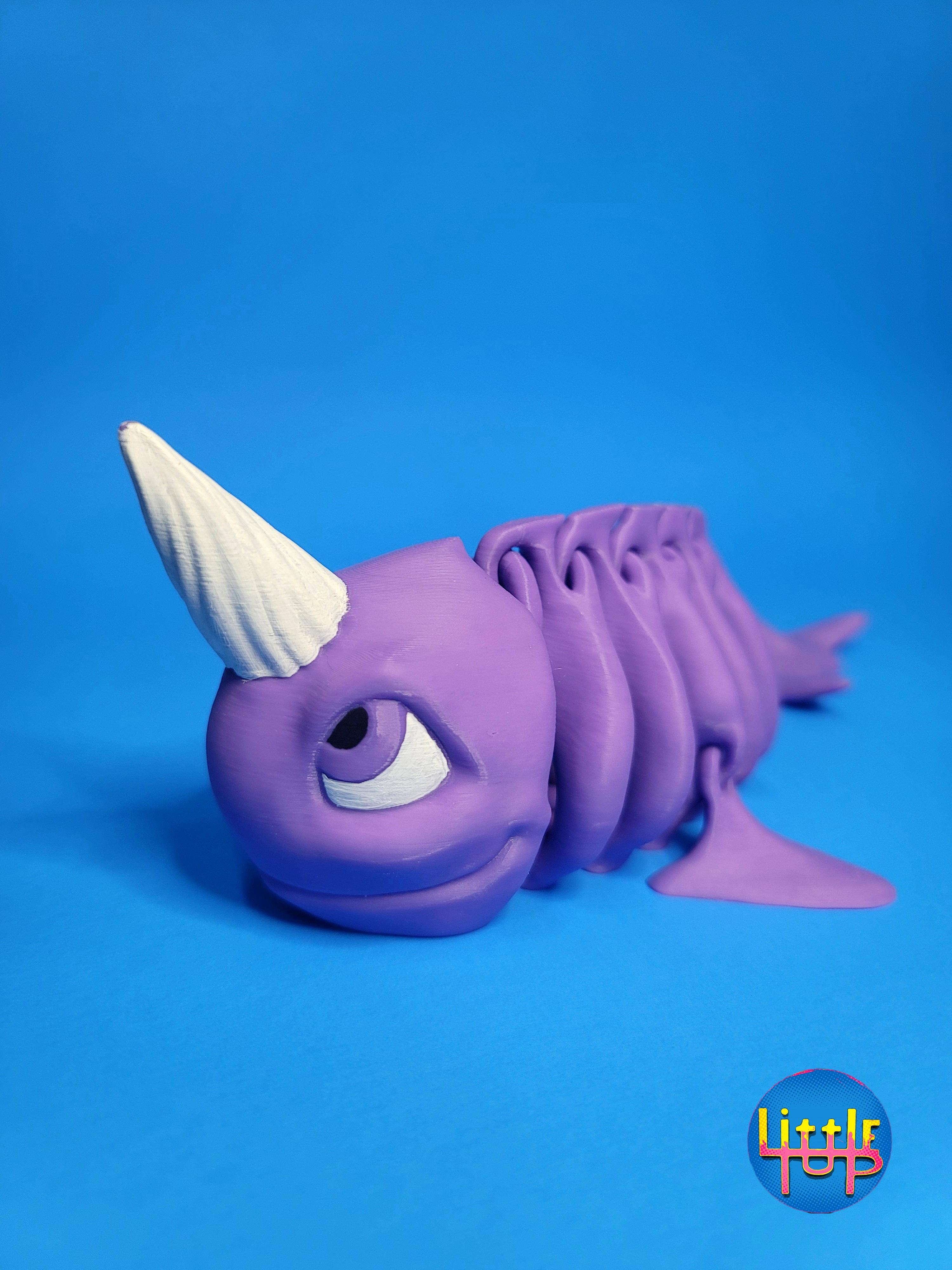 Narwhal  Bones Flexi 3d model