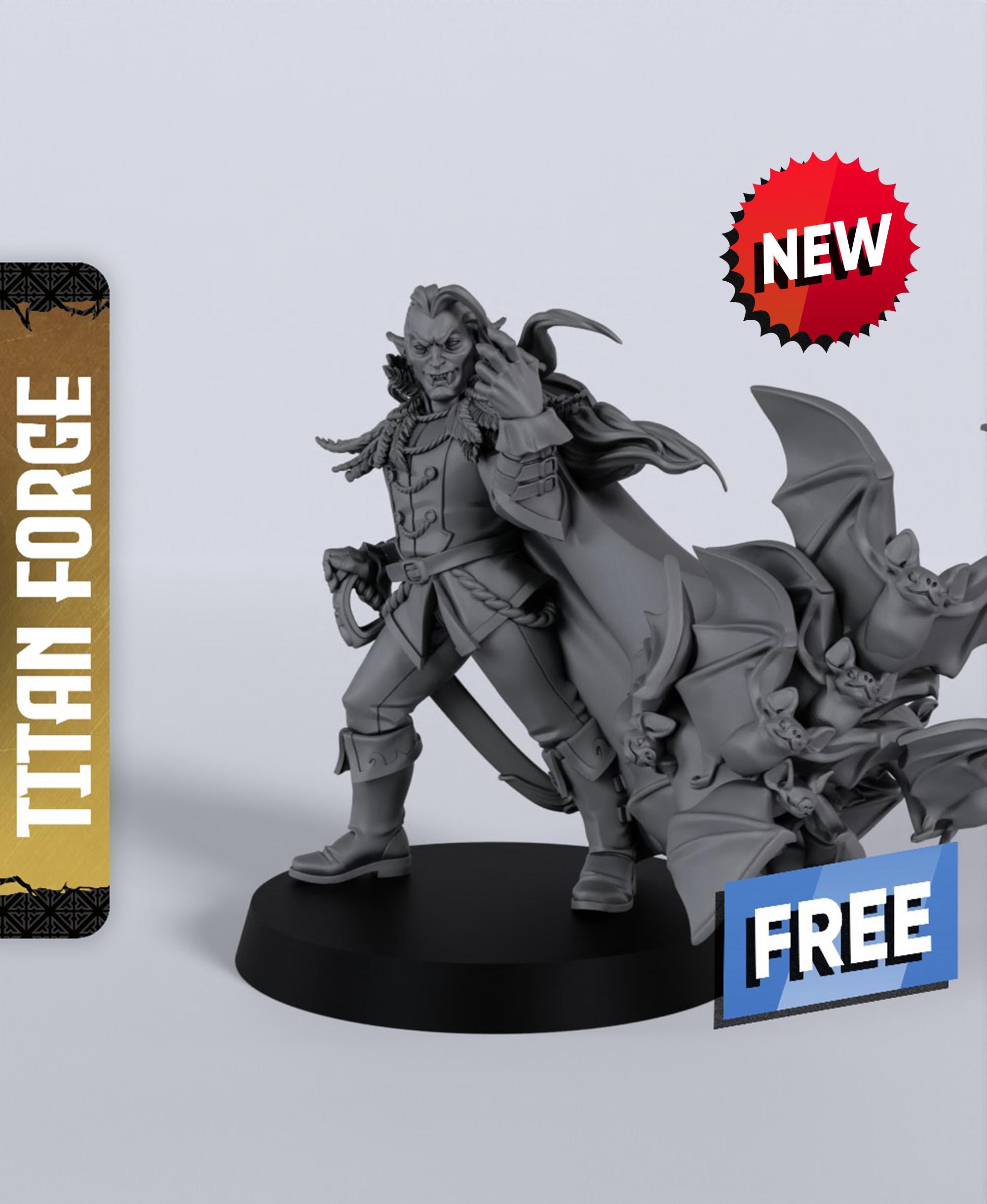 Final Vampire - With Free Dragon Warhammer - 5e DnD Inspired for RPG and Wargamers 3d model