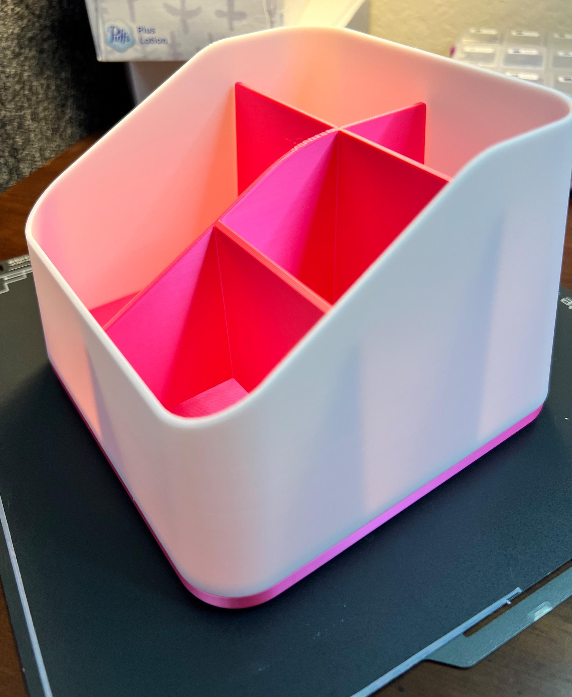 Desktop Storage Box - Turned out great, thanks for creating the design! - 3d model