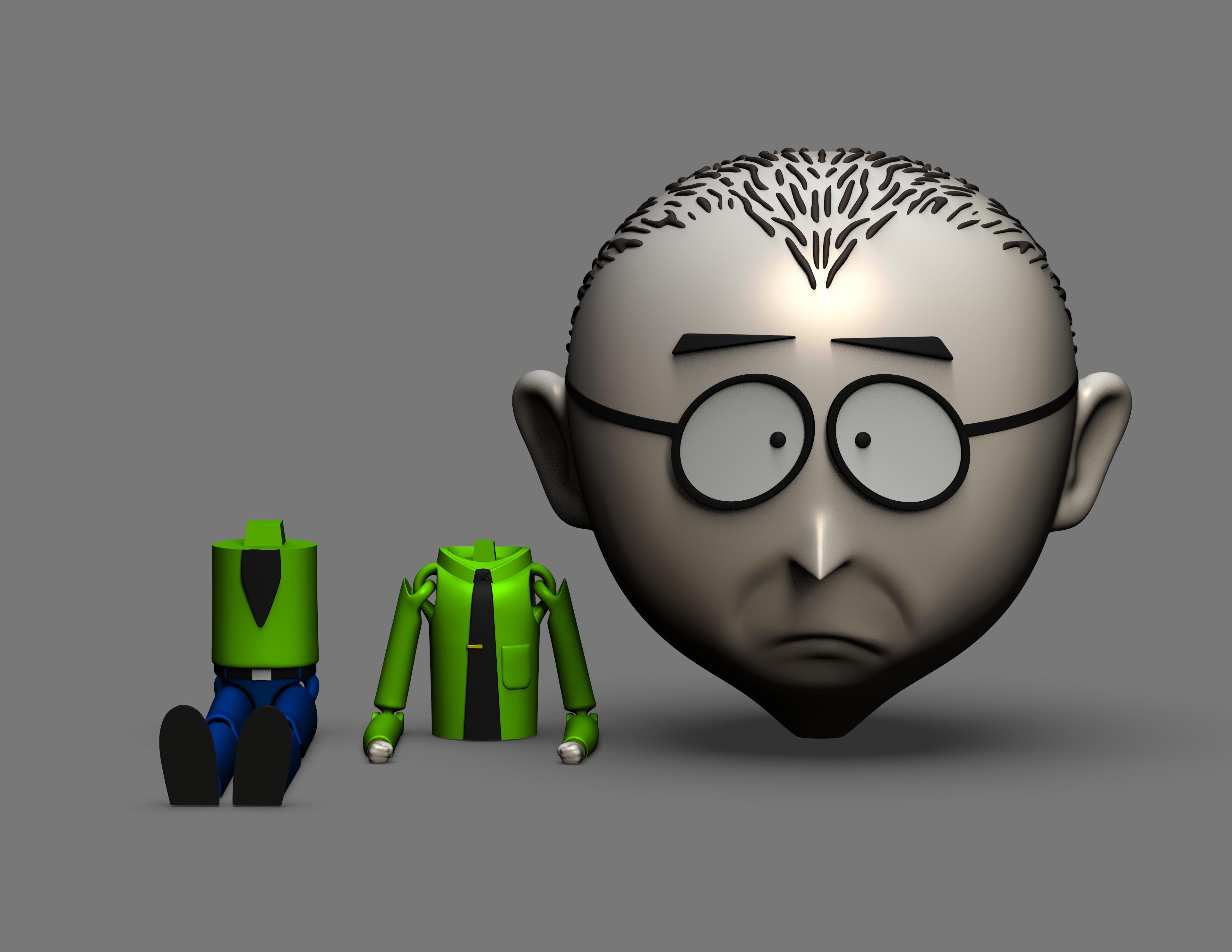 Flexi South Park Mr Mackey  3d model