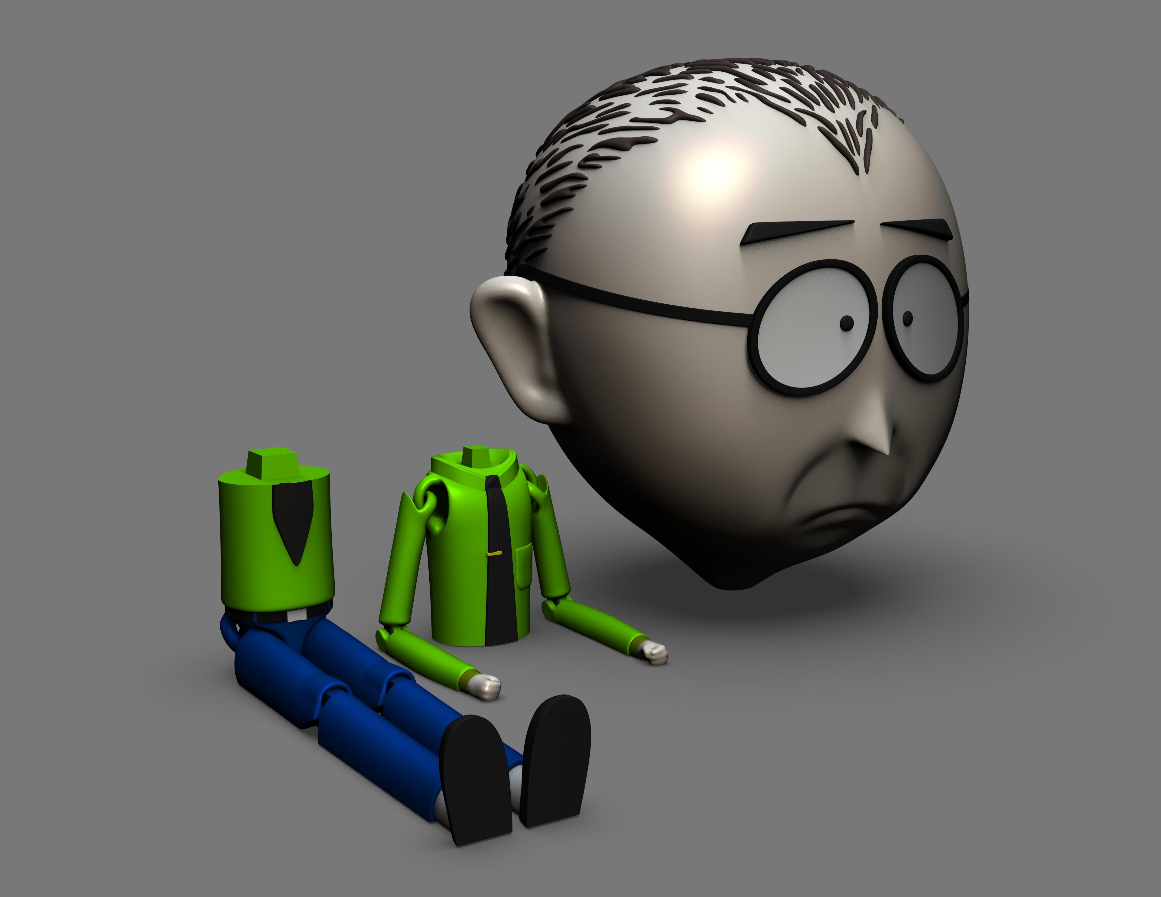 Flexi South Park Mr Mackey  3d model