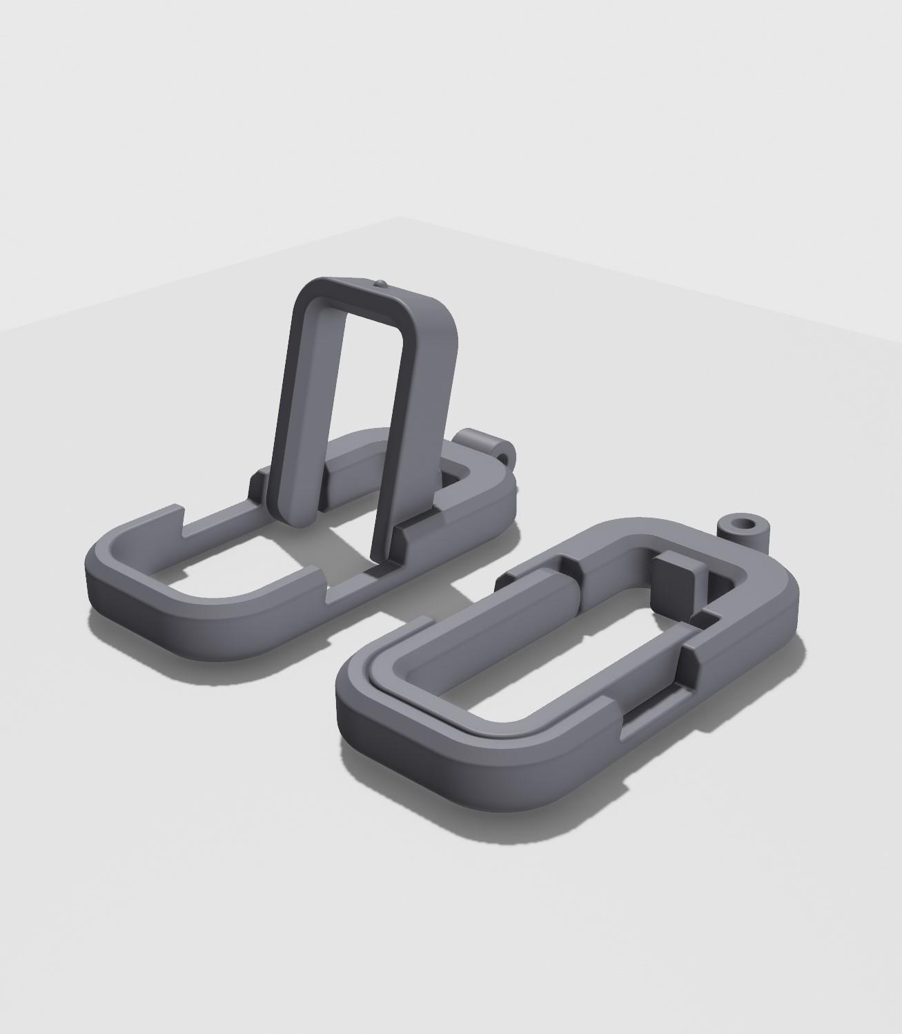Phone Stand Keychain 3d model