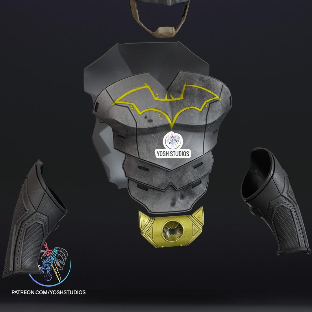 Dark Detective Armor 3D Printable File STL 3d model