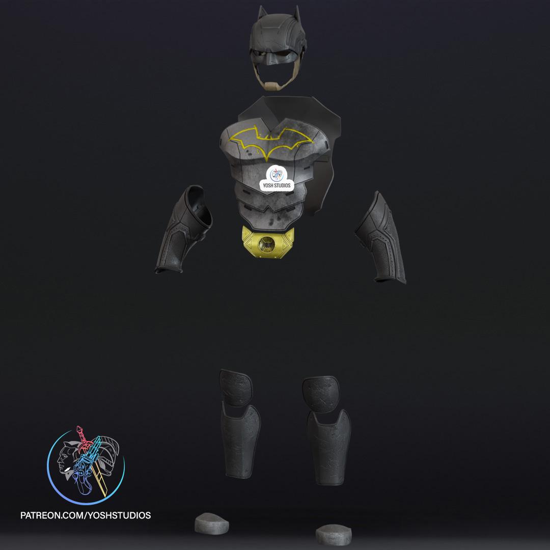 Dark Detective Armor 3D Printable File STL 3d model