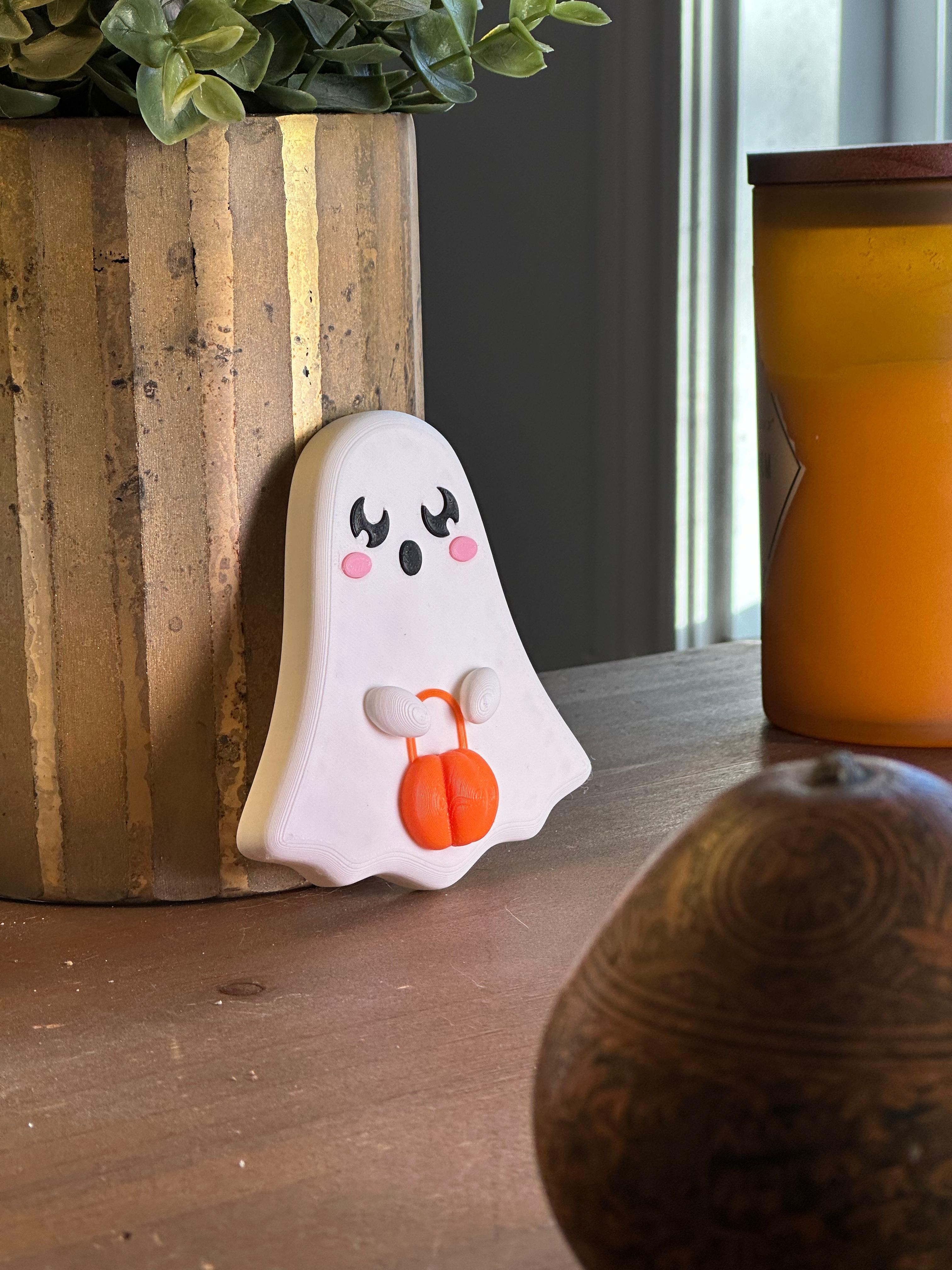 Cute Trick or Treat Ghost - Halloween Decor 3d model
