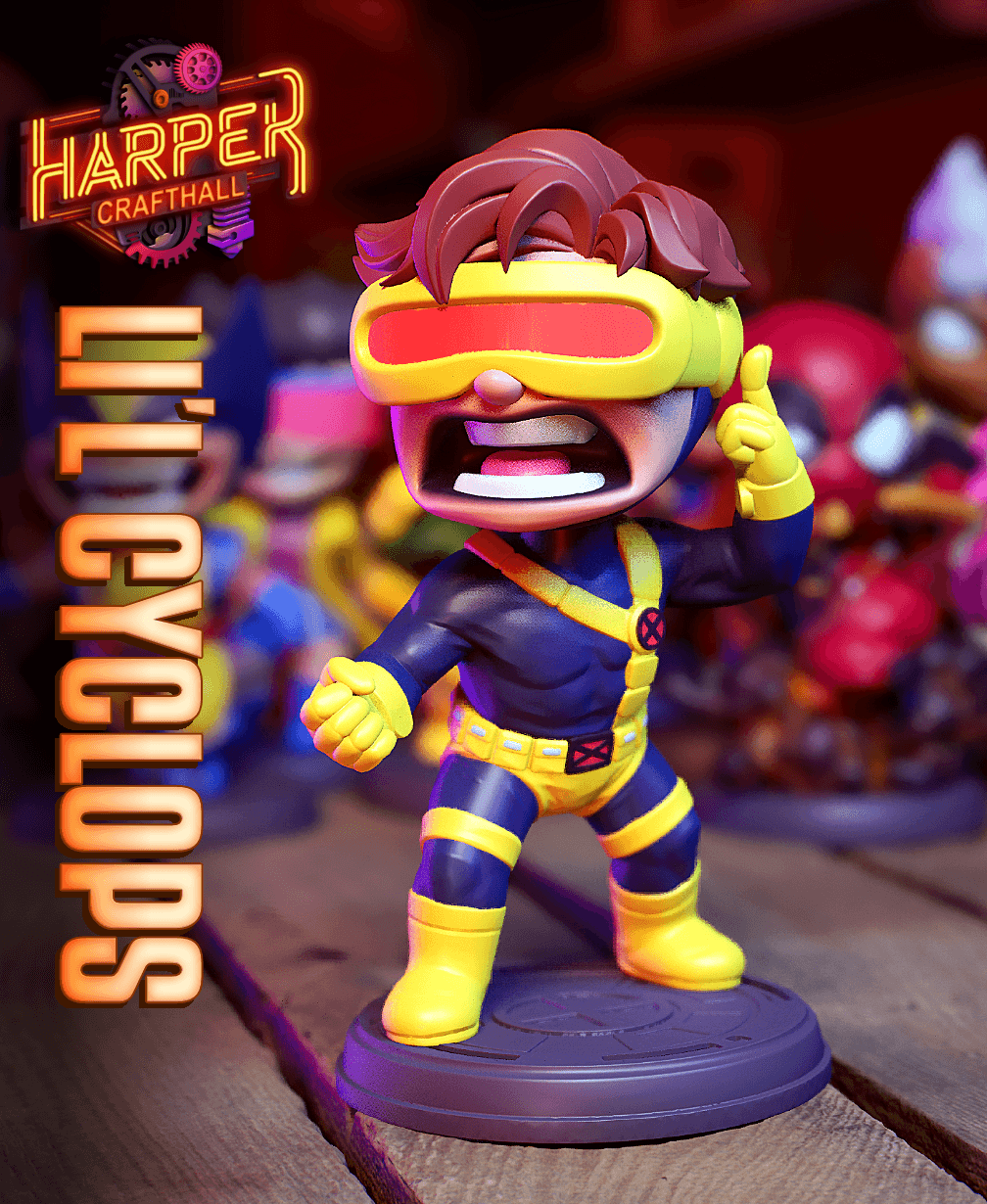 Li'l Cyclops - XMen97 Collectable Figure 3d model