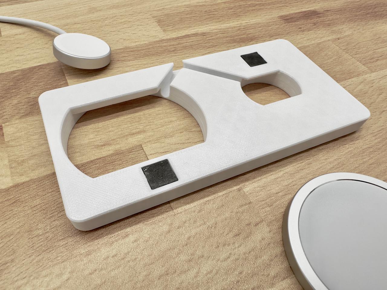 Magsafe and Apple Watch Charging Mount (USB-C and USB Versions) 3d model